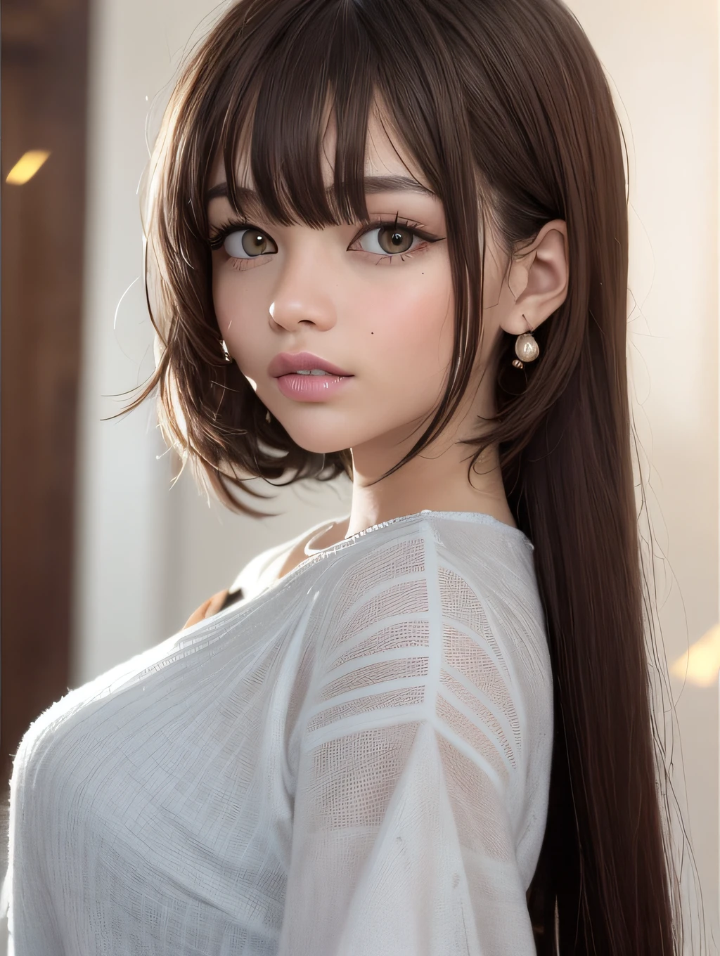 black hair