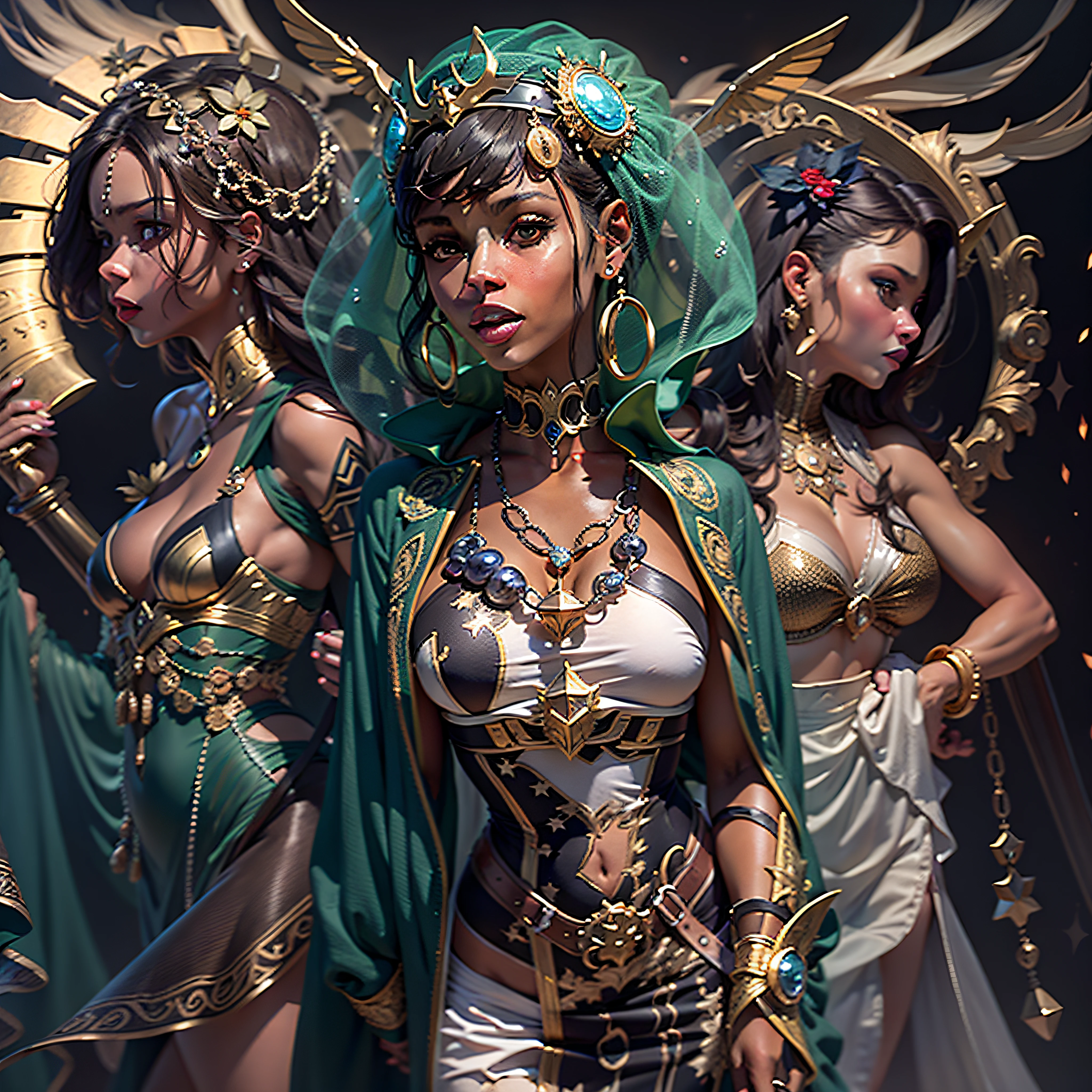 Sun Moon Caduceus Hermes mythology surmounted wings surrounded intertwined snakes Medusa_hairs_Snakes Outdoor Nature "Ouroboros" Forest Sunlight Natural Queen Native éblouissantes Valkyrie-wings clef chains "Heavy Metal" Will-o'-the-wisp Fire-follets fairy pixie sprite conceptual safe female glamour athletic walking slow motion Cosplay "Nicki Minaj":1.5 "Rihanna":1.5 "beyonce":1.5 aristocratic jacket 38years symmetrical athletic bronzé hairstyle_snakes:1.5 obvious varied ecstatic fringes:1.5 agate visages:1.5 cheekbones effects reddened embarrassed lazuli water drop of water between eyes beautiful hair:1.5 Brown Eyes Pupils Black Iris Turquoise Sapphires Open Mouth Teeth Smiles Floating Jacket Fixed Pearls Eccentric Cape Levitating Shoulders-Off:1.2 chemise blanches dentelles clavicules papillotes varied breasts1.5 points:1.3 satin sideboob felt bikini:1.5 corsait:1.5 spinels thick navy leather skirt:1.5 soies assortie amples nombril:1.3 belt défenestrée revealing pubic scarlet pubis-hairy obvious indigo underwear:1.5 Size chastity belt:1.3 silver adorned padlock Gold thighs legs garters Gothic stainless steel boots decorated onyx equirectangular 360 monastery opal marble ruby background:1.5 Sundrop mannequins lantern dressed armor richly decorated:1.5 "Chevaleresque" dramatic chrome metallic flat bands fathoms brass fullbodye lys rune ornate emerald plasma embroidered glyphs Tourmaline wood engravings lava magic intricate:1.5 summons snake incandescent Crystalline familiar robot Mecha (EOS R6 135mm 1/1250s f/2.8 ISO400) Mech Mechanized snakes flowering Quetzalcoatl:1.5 Adaptable volumetric luminescence saturated:1.5 ultra:1.5 pro-photorealists:1.5 optimaux:1.5 qualities:1.5 details:1.5 precise:1.5 reflex:1.5 resolutions:1.5 3dcg max:1.5 graduates:1.5 improved:1.5 Octanes_rendues:1.5 UHD XT3 16K DSLR HDR UnrealEngine5 profondeurs:1.5 Earth Hearth ultra_sharpness:1.5 ombres analogiques:1.5 CGSCOSITY pet chef-d':1.5 "Bruce Weber girls" multi etc.