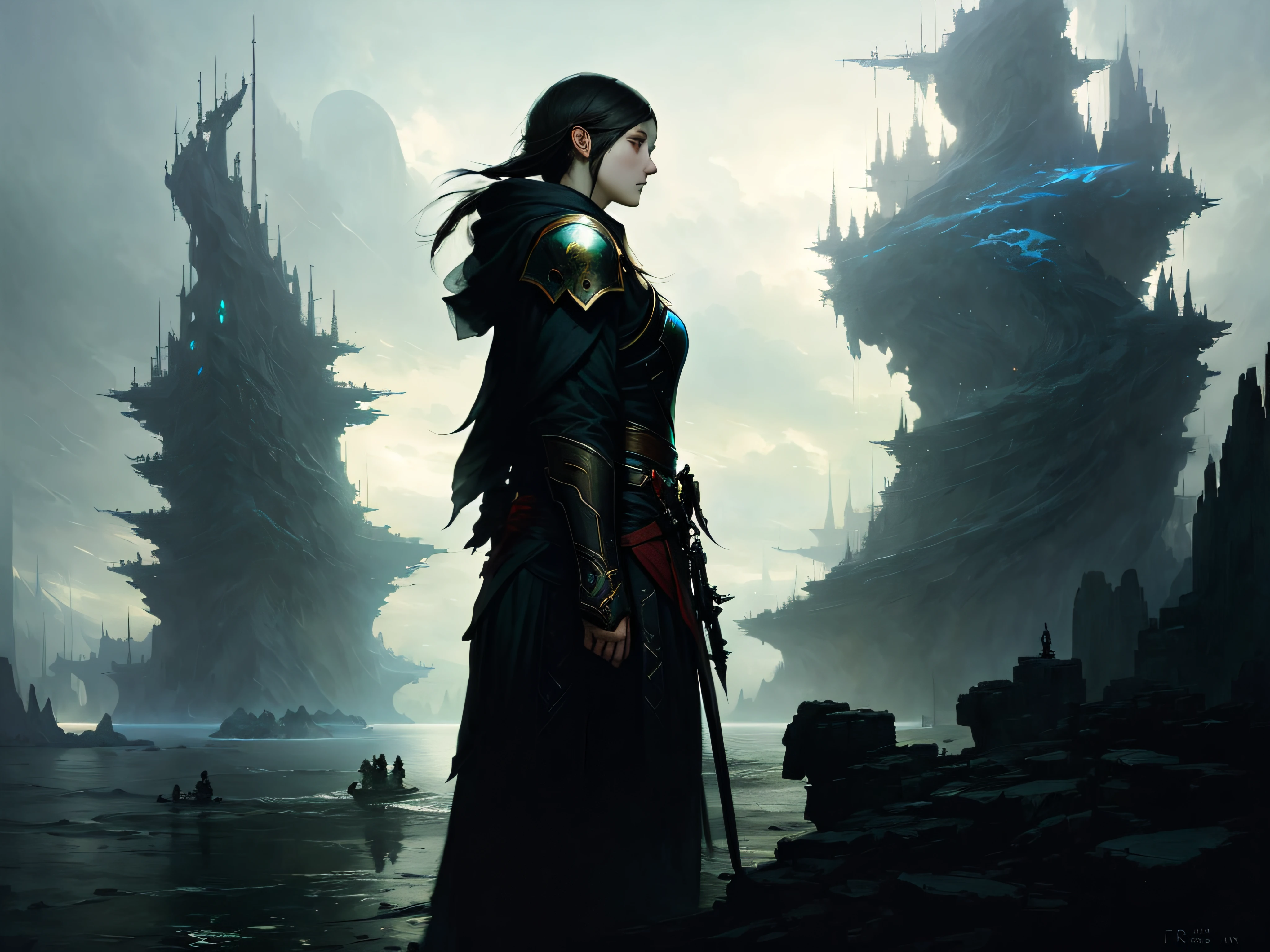 gaze from the abyss by Ruan Jia