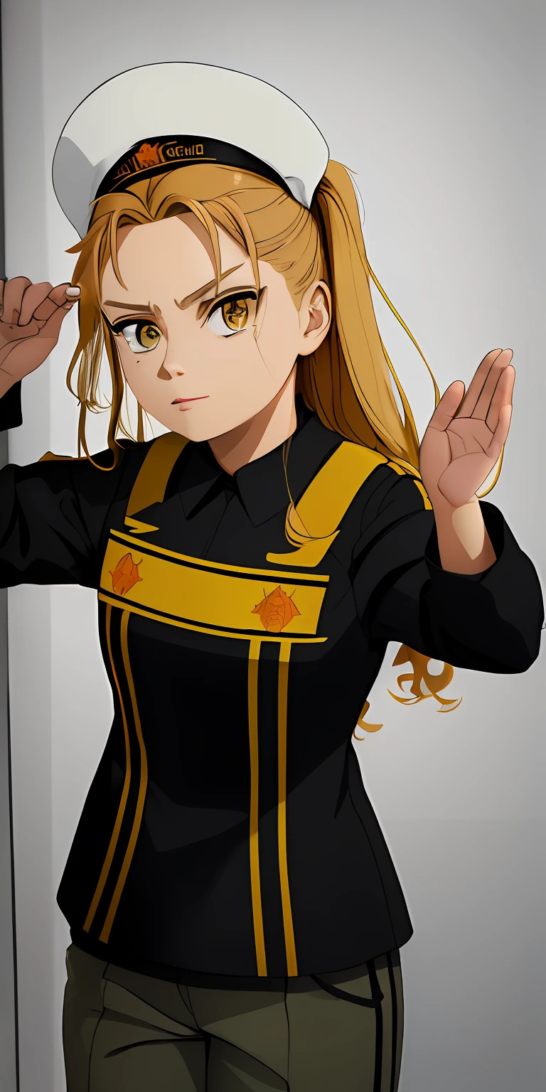 (obra-prima, melhor qualidade, ultra-detalhado CG unidade 8k papel de parede), elegence, (((((Cyka Blyat))))), Rudeus, 1Cyberpunk girl with Soviet uniform em passeata do exercito , Hard bass menina russa rudeus , ((in action)), grafico detalhista, trabalho grafico perfeito