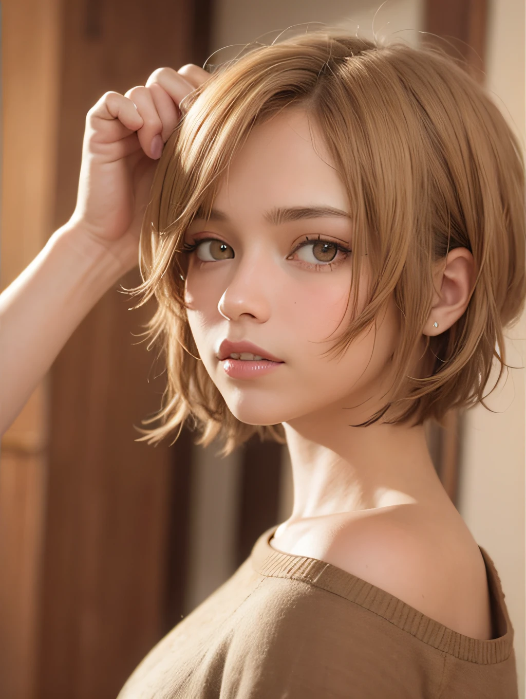 shorth hair,