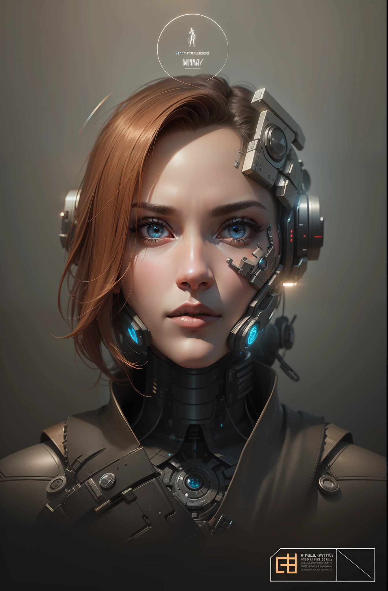 full body cyborg| full-length portrait| detailed face| symmetric| steampunk| cyberpunk| cyborg| intricate detailed| to scale| hyperrealistic| cinematic lighting| digital art| concept art| mdjrny-v4 style