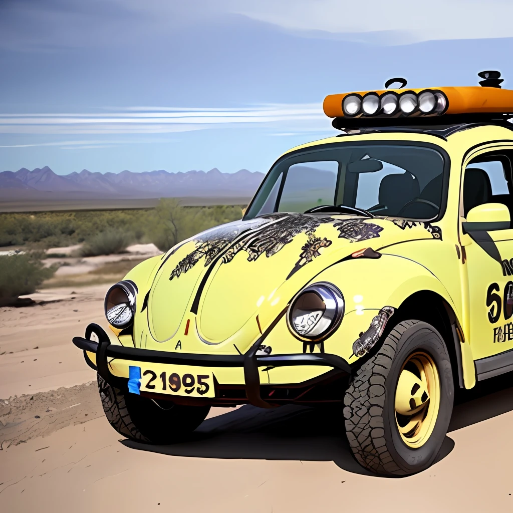 Beetle baja post apocalyptic