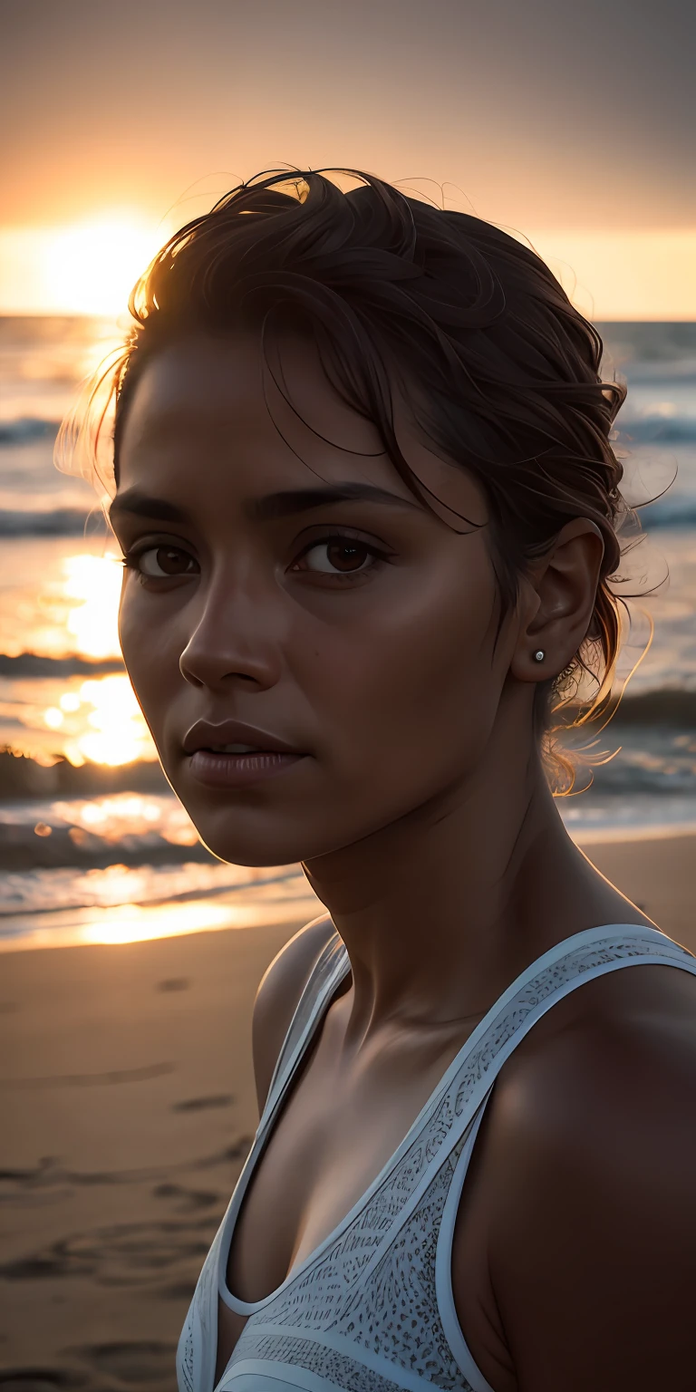 beautiful mature Swedish college girl, na praia ao por do sol junto ao mar, ((esguio, pequeno)), fotografiarrealista, fotografia, obra-prima, realista, Realismo, renderizado, Alto contraste, digital art photographyrealistic trend in Artstation 8k HD high definition detailed realistic, detalhado, textura da pele, hiper detalhado, Textura realista da pele, armadura, melhor qualidade, Ultra alto nada, (fotografiarrealista: 1.4),, alta resolução, detalhado, fotografia crua, sharp re, by Lee Jeffries Nikon D850 film Stock Photography 4 Kodak Portra 400 camera F1.6 Lens Rich Colors Hyper Realistic Texture Dramatic Lighting UnrealEngine trend in ArtStation Cinestill 800, (((nu completo))), corpo inteiro