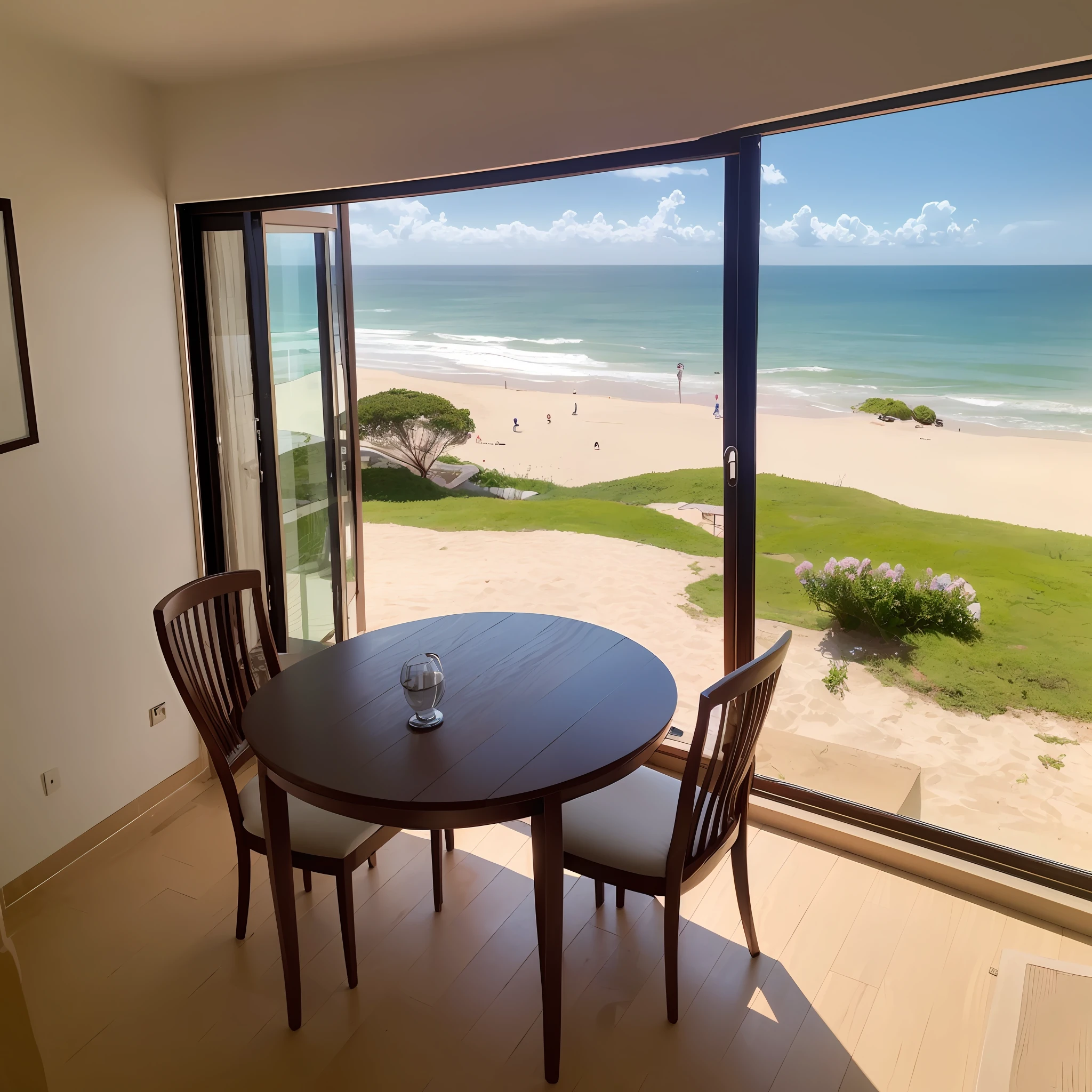 uma casa futurista na beira da praia --s3 --auto