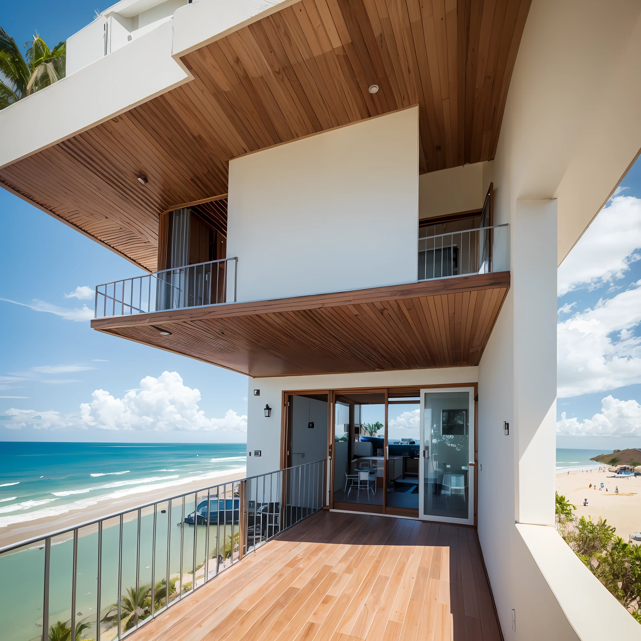 uma casa futurista na beira da praia --s3 --auto