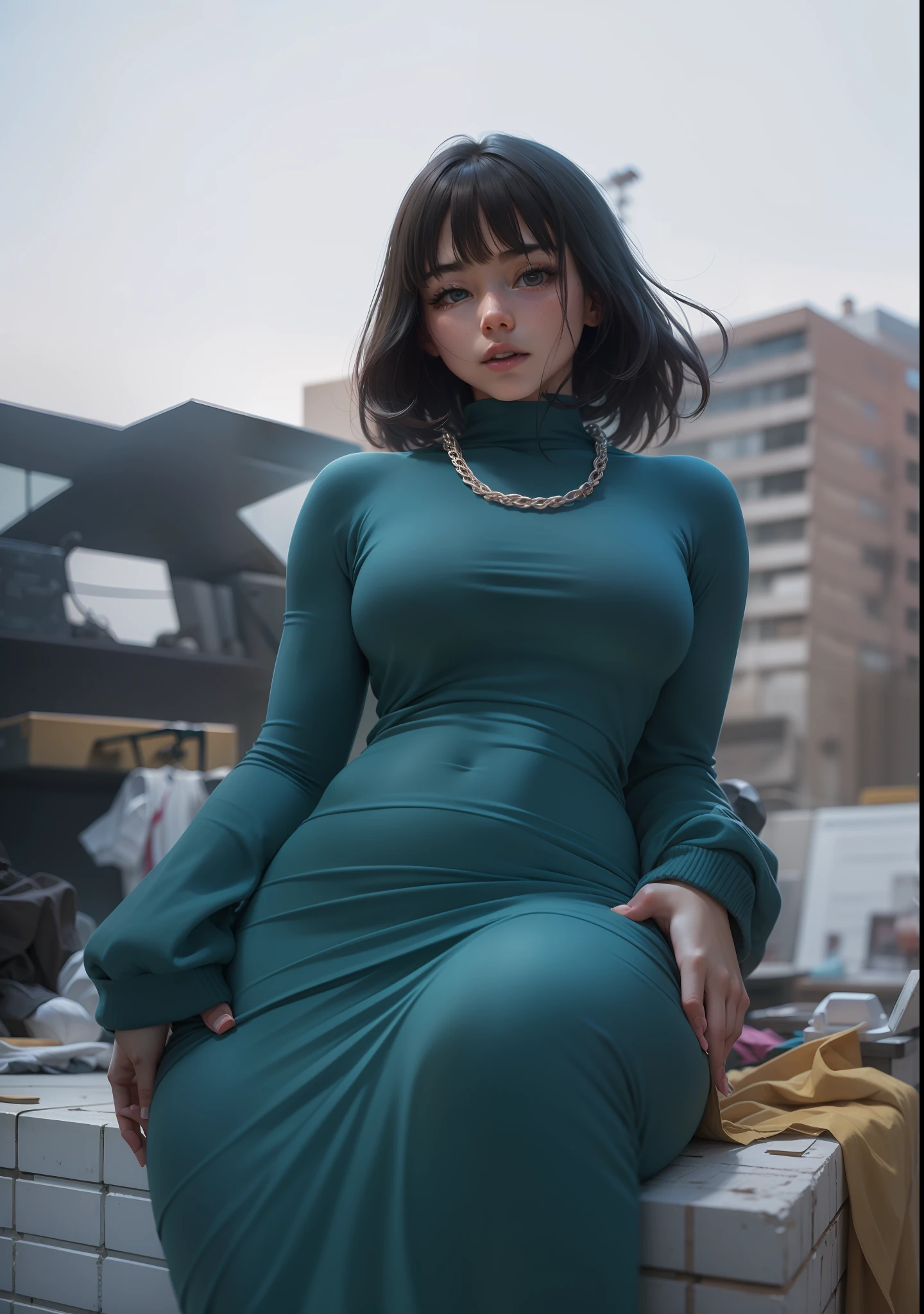removing her clothes