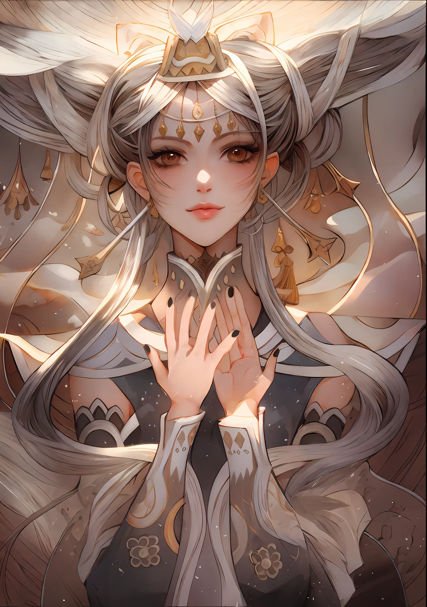 drawing of a woman with long hair and a crown on her head, ((a beautiful fantasy empress)), korean art nouveau anime, anime goddess, white haired deity, pencil and ink manga drawing, anime art nouveau, goddess. extremely high detail, a beautiful fantasy empress, intricate manga drawing, faded drawing, hyper detailed manga drawing, anime drawing, beautiful linedrawing of a woman with long hair and a crown on her head, ((a beautiful fantasy empress)), korean art nouveau anime, anime goddess, white haired deity, pencil and ink manga drawing, anime art nouveau, goddess. extremely high detail, a beautiful fantasy empress, intricate manga drawing, faded drawing, hyper detailed manga drawing, anime drawing, beautiful line art,, beautiful line art, detailed manga style, extremely fine ink lineart, black and white manga style, black and white line art, ink manga drawing, intense line art, pencil and ink manga drawing, intense black line art, in style of manga, exquisite line art, perfect lineart,exquisite line art, exquisite digital illustration, detailed digital drawing, black and white coloring, digital anime illustration, a beautiful artwork illustration, detailed matte fantasy portrait, beautiful line art, great digital art with details, goddess. extremely high detail, 4k detailed digital art, stunning digital illustration, digital fantasy illustration,((Best quality)), ((masterpiece)), (detailed:1.4), 3D, an image of a beautiful female,HDR (High Dynamic Range),Ray Tracing,NVIDIA RTX,Super-Resolution,Unreal 5,Subsurface scattering,PBR Texturing,Post-processing,Anisotropic Filtering,Depth-of-field,Maximum clarity and sharpness,Multi-layered textures,Albedo and Specular maps,Surface shading,Accurate simulation of light-material interaction,Perfect proportions,Octane Render, Two-tone lighting,Wide aperture,Low ISO,White balance,Rule of thirds,8K RAW art