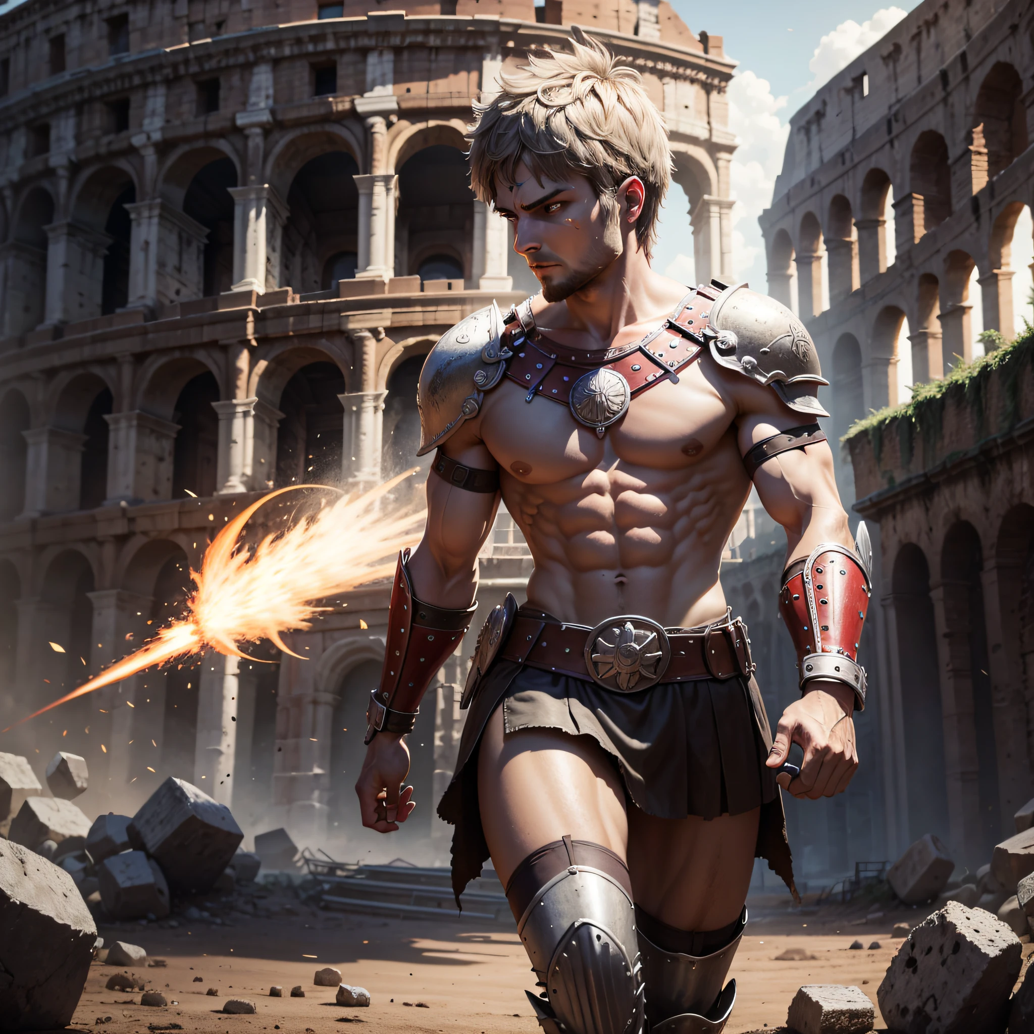 Colosseum Bloody Violent Spartak warriors --auto