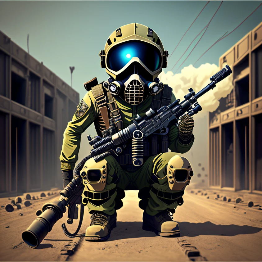 Pixador skeleton with gas mask cap and sniper, splash, spray, , imagem vetorial, fundo preto, illustration ,usar somente cores camuflada, com letras "TDR" em destaque --auto