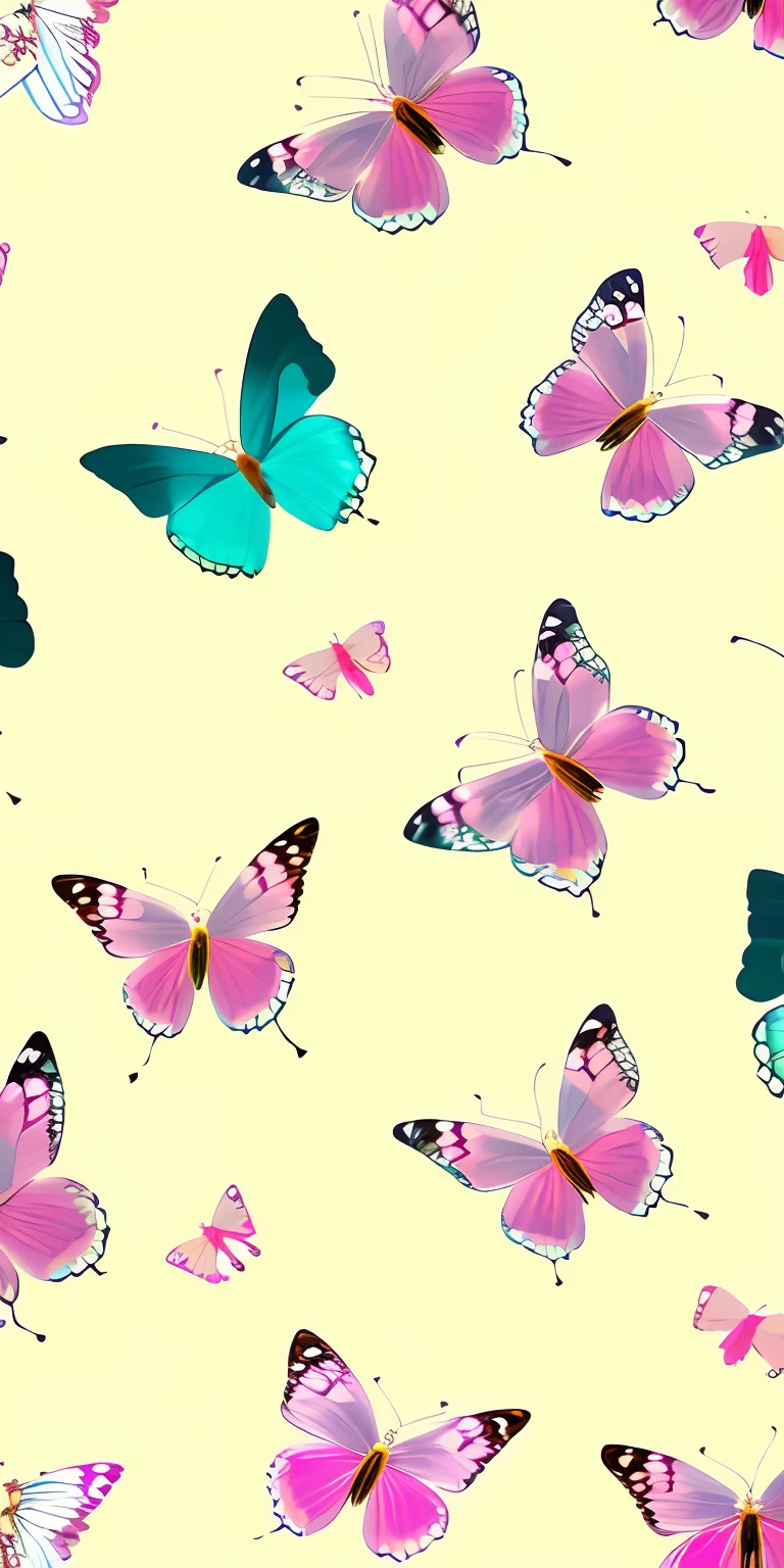 Butterflies flutter on a white surface，Starburst, Butterflies, Glowing butterflies, butterflies flying, Butterflies float in the sky, Butterflies and sunlight, butterfly pop art, soft butterfly lighting, Butterfly, butterfly lighting, harmony of butterfly, iphone wallpaper, butterflies and birds, the wallpaper!, Yellow butterfly, iPhone background, brittney lee, butterflies and worms