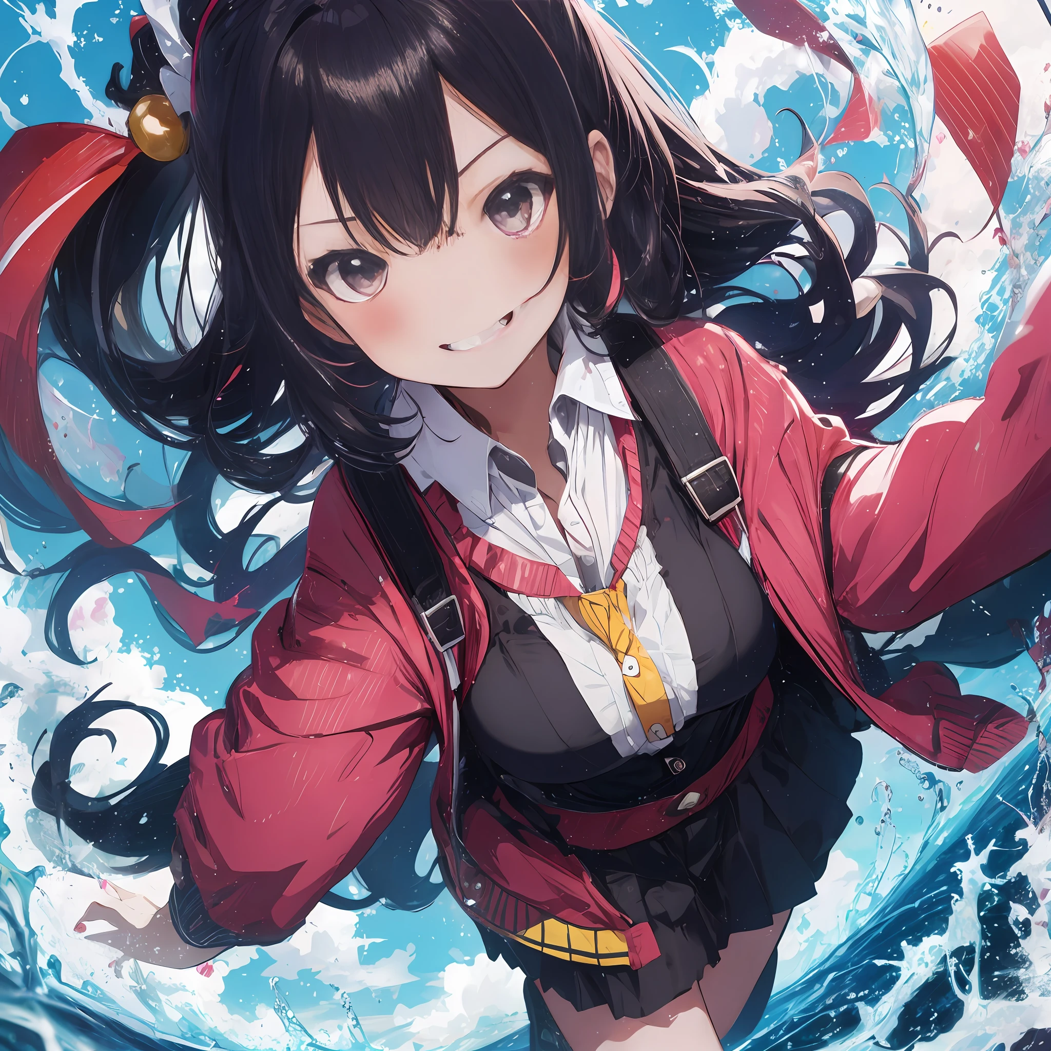 (Best Quality , masutepiece:1.2) , 8K Wallpaper , huge filesize , hight resolution, absurderes , High resolution ,Extremely detailed ,
BREAK
1girl, Smile , blush , Multicolor Hair , Active Pose , Dynamic Angle, Vivid Color