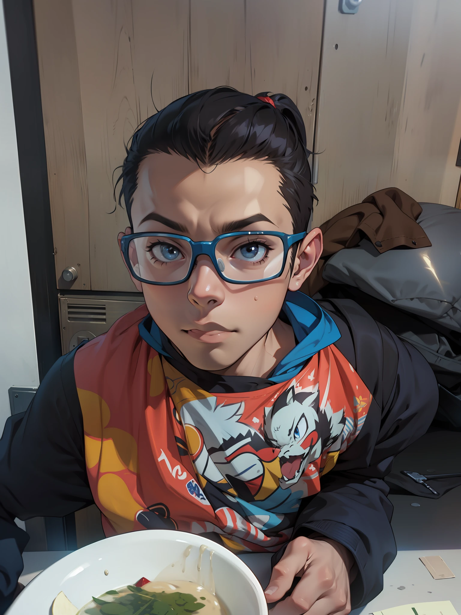 (Melhor qualidade, 8k, 32k, obra-prima, anime, menino, homem