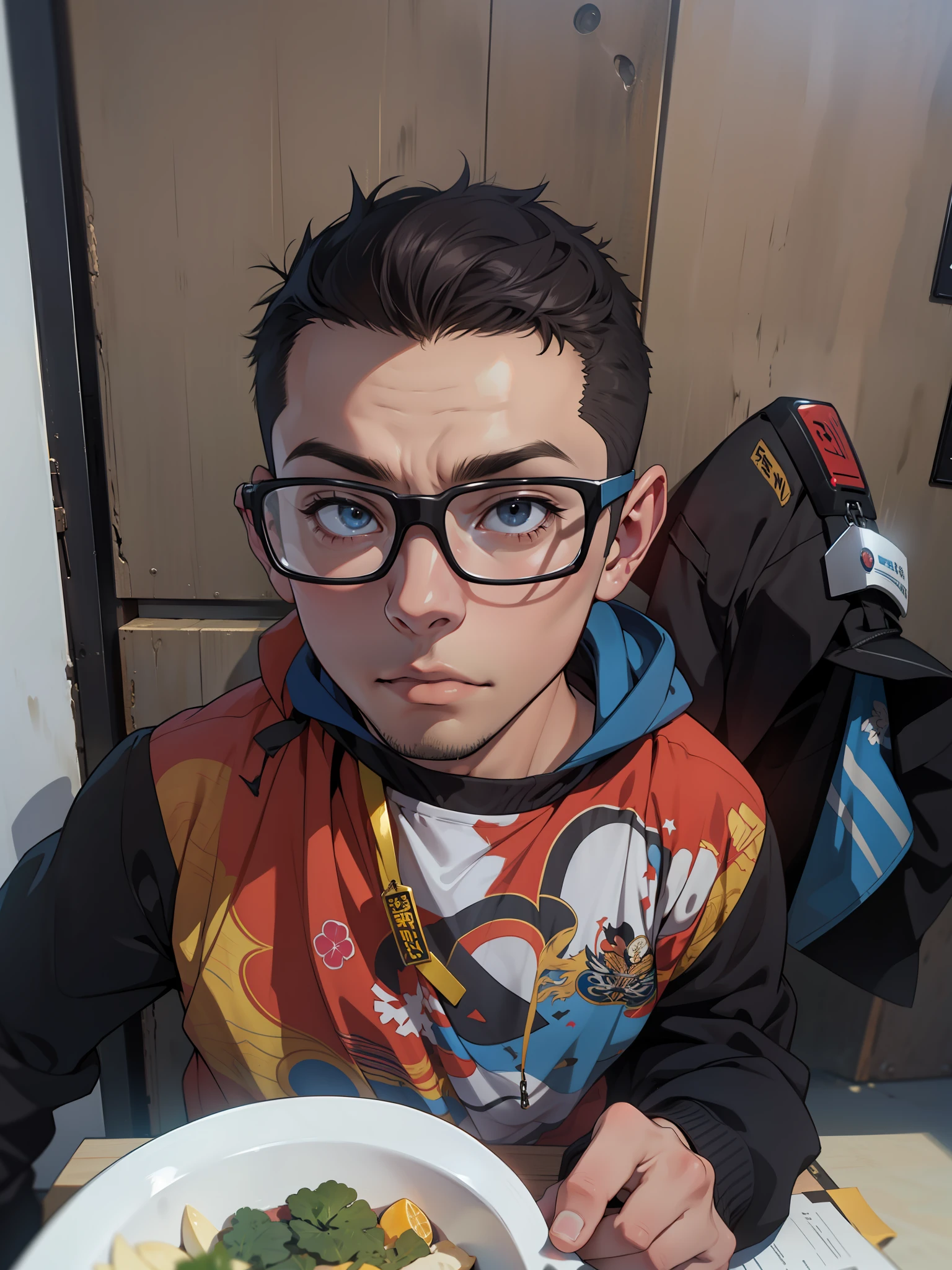 (Melhor qualidade, 8k, 32k, obra-prima, anime, , homem