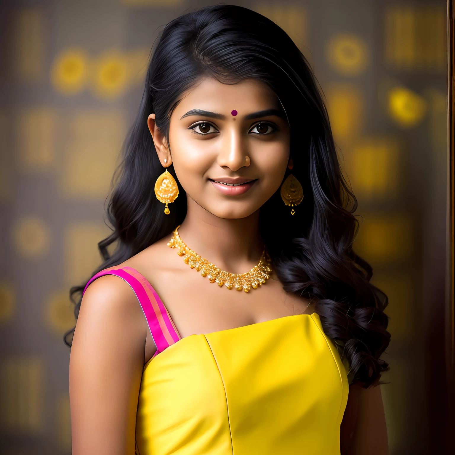 change telugu indian girl face with selected region