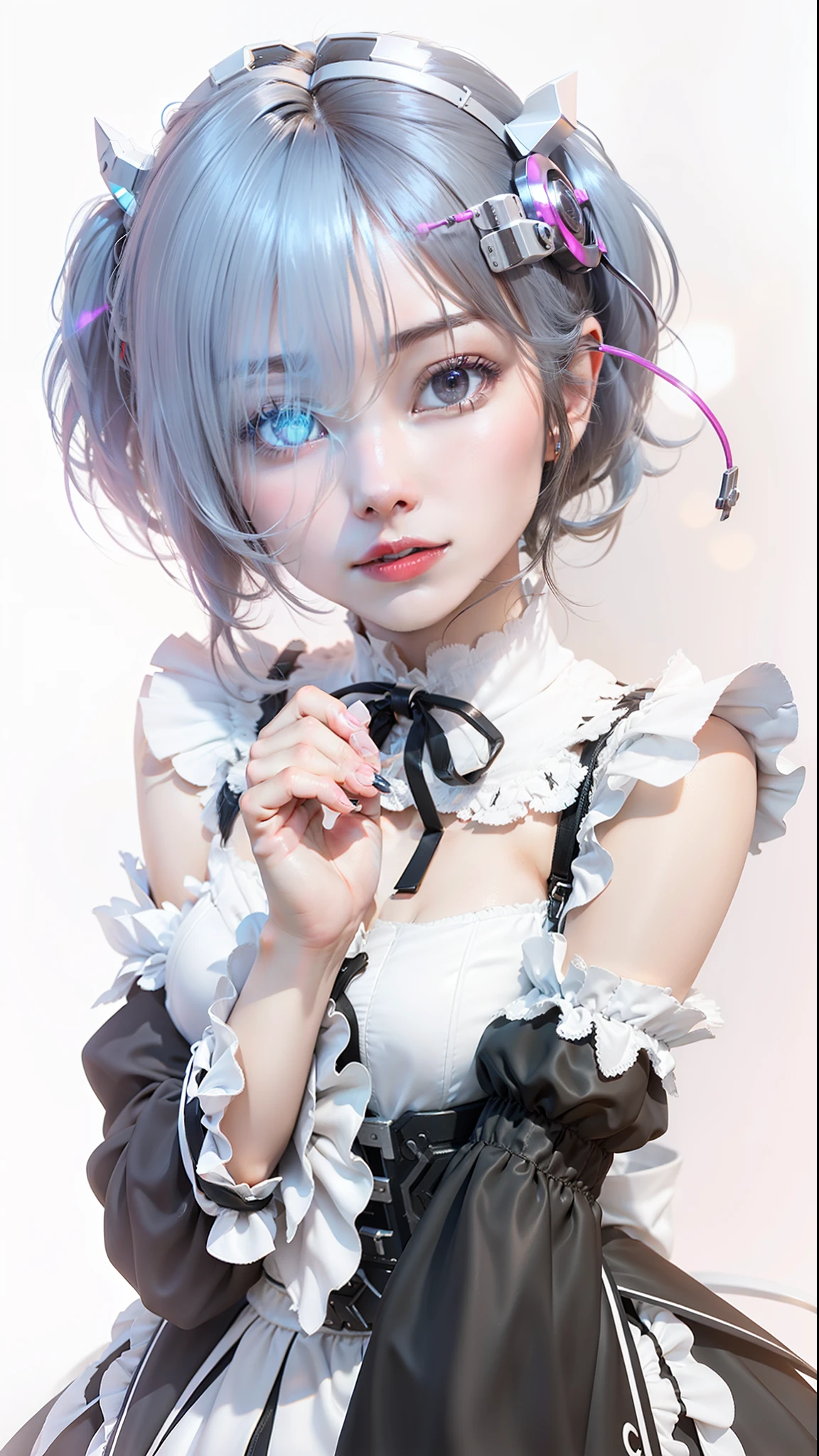 ((Best quality)), ((masterpiece)), (detailed:1.4), 3D, an image of a beautiful cyberpunk female,HDR (High Dynamic Range),Ray Tracing,NVIDIA RTX,Super-Resolution,Unreal 5,Subsurface scattering,PBR Texturing,Post-processing,Anisotropic Filtering,Depth-of-field,Maximum clarity and sharpness,Multi-layered textures,Albedo and Specular maps,Surface shading,Accurate simulation of light-material interaction,Perfect proportions,Octane Render,Two-tone lighting,Wide aperture,Low ISO,White balance,Rule of thirds,8K RAW,