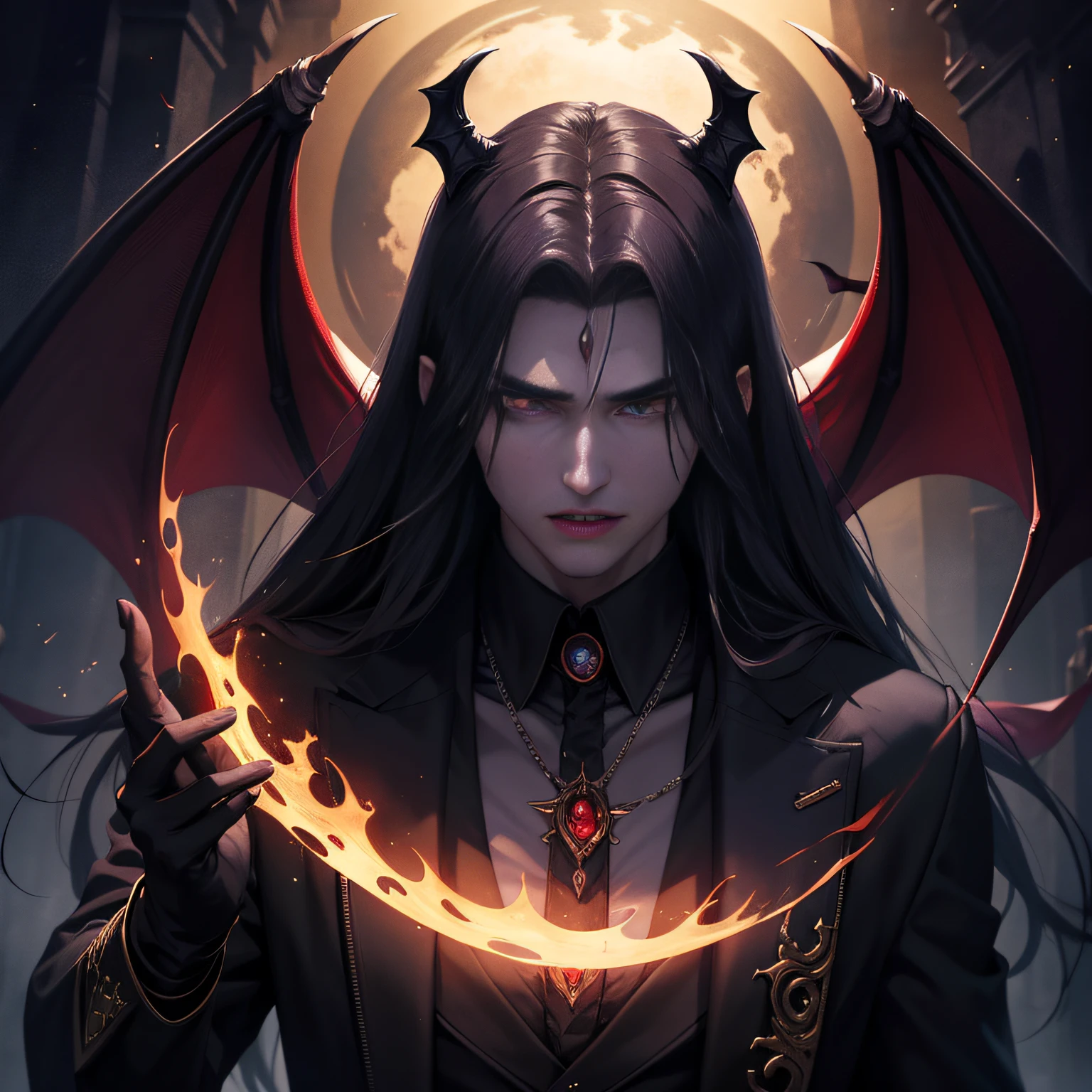 Vampire Keywords: Immortal beings Vampires Bond with bats Evil beings Superhuman abilities Weaknesses and countermeasures Lore and cultural diversity Fear and romance Fantastic elements Popularity in pop culture personification male people Beautiful Boys Mystical Fictional creatures chimera Lunette de soleil
