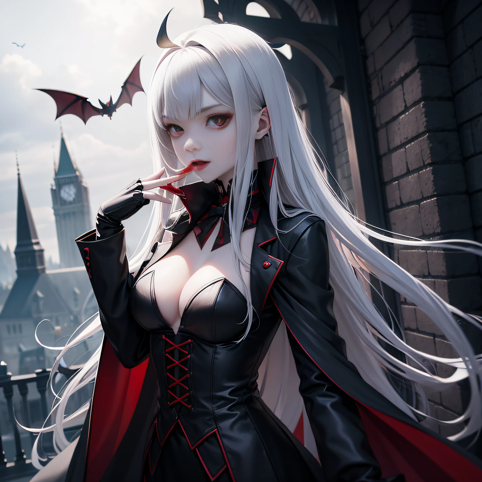 vampire(Vampire)ha、Imaginary creatures that appear in folklore and folklore around the world、Popularly known especially as a vampire。Below is、It is a representation of a common vampire image with several keywords:
The existence of immortality: Vampires are considered immortal beings.、Has a long lifespan。Generally active at night、It is said to fall asleep during the day。
Sucking blood: Vampires are characterized by sucking live blood。Sucking blood from a human neck or arm is a common depiction。
Connection with bats: Vampires are often represented as bats.、A strong association with bats is observed。
Evil Beings: Vampires are often portrayed as evil and terrifying.、a person々It is said to terrorize。
Abilities and weaknesses: While vampires have superhuman abilities、Cross or holy water、It is said that there are countermeasures such as garlic。
Lore and cultural diversity: Vampire lore exists all over the world.、Varies by region and culture々Variations can be seen。
Vampire、It is a common imaginary creature that originated from European lore.、The image of vampires became even more widespread in cinema, literature, etc.。Vampire stories have fantastic elements that include horror and romance.、Many people even in modern pop culture々Loved by。