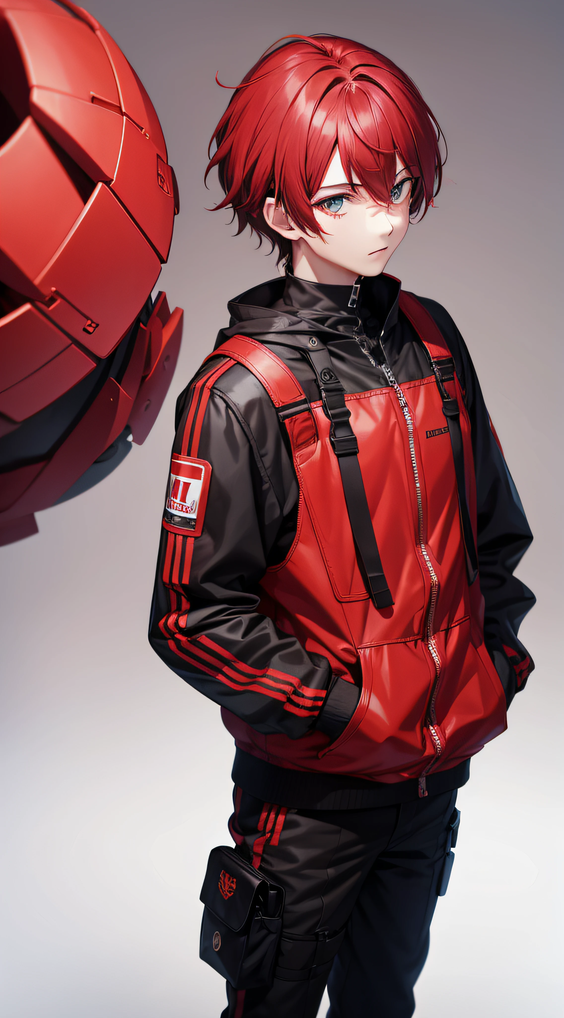 1male, materialized, red