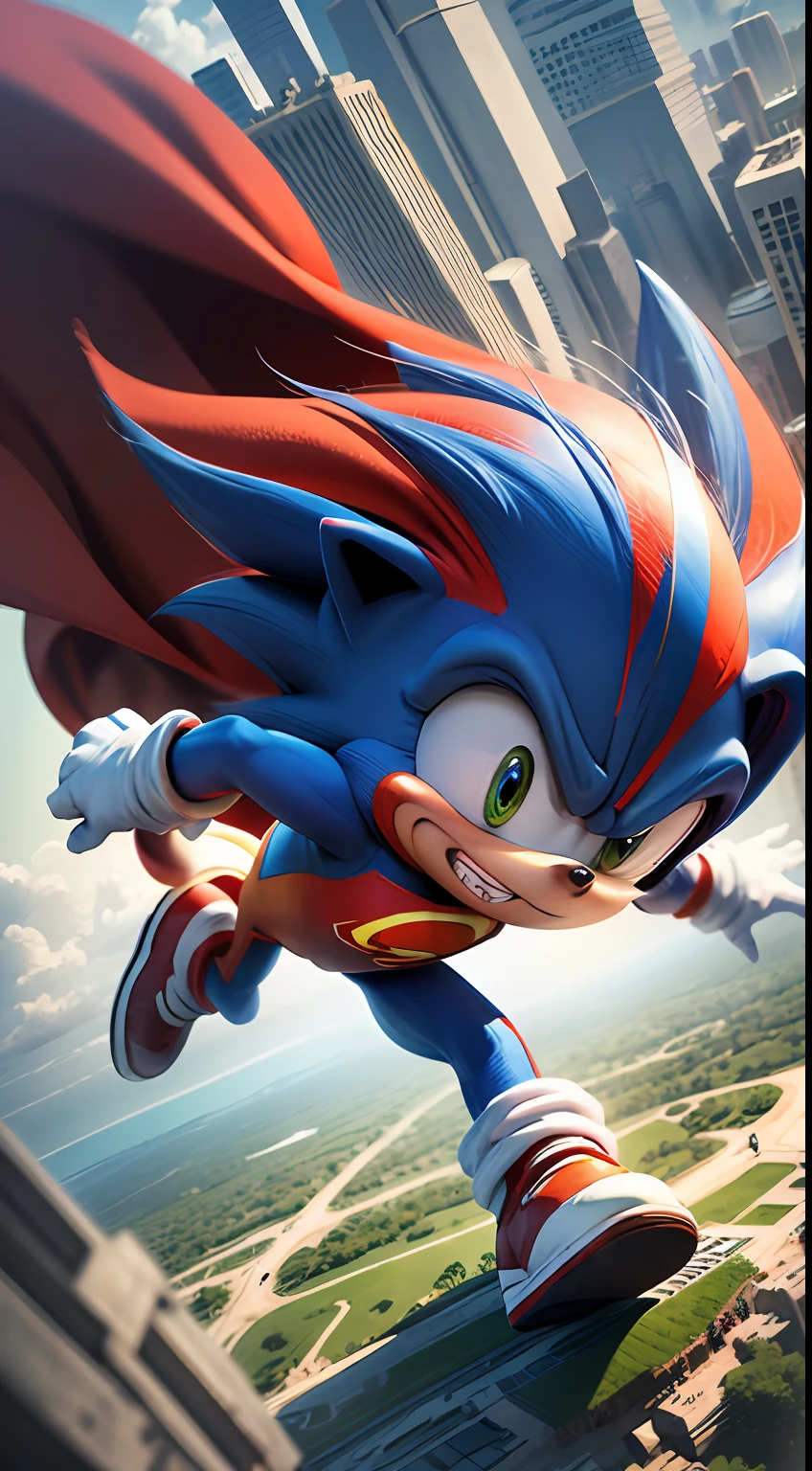 midget superman style sonic