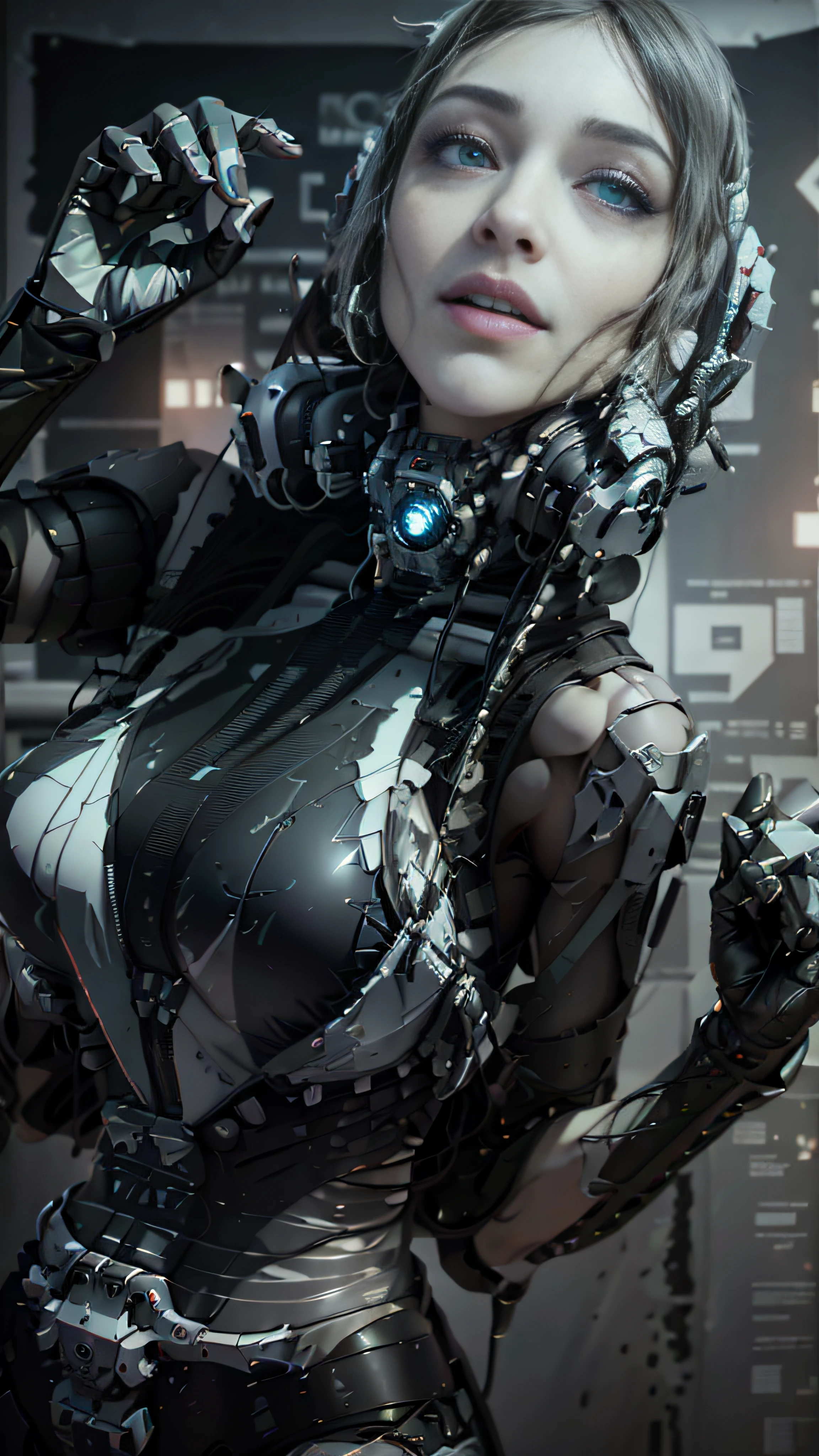 ((Best quality)), ((masterpiece)), (detailed:1.4), 3D, an image of a beautiful cyberpunk female,HDR (High Dynamic Range),Ray Tracing,NVIDIA RTX,Super-Resolution,Unreal 5,Subsurface scattering,PBR Texturing,Post-processing,Anisotropic Filtering,Depth-of-field,Maximum clarity and sharpness,Multi-layered textures,Albedo and Specular maps,Surface shading,Accurate simulation of light-material interaction,Perfect proportions,Octane Render,Two-tone lighting,Wide aperture,Low ISO,White balance,Rule of thirds,8K RAW,