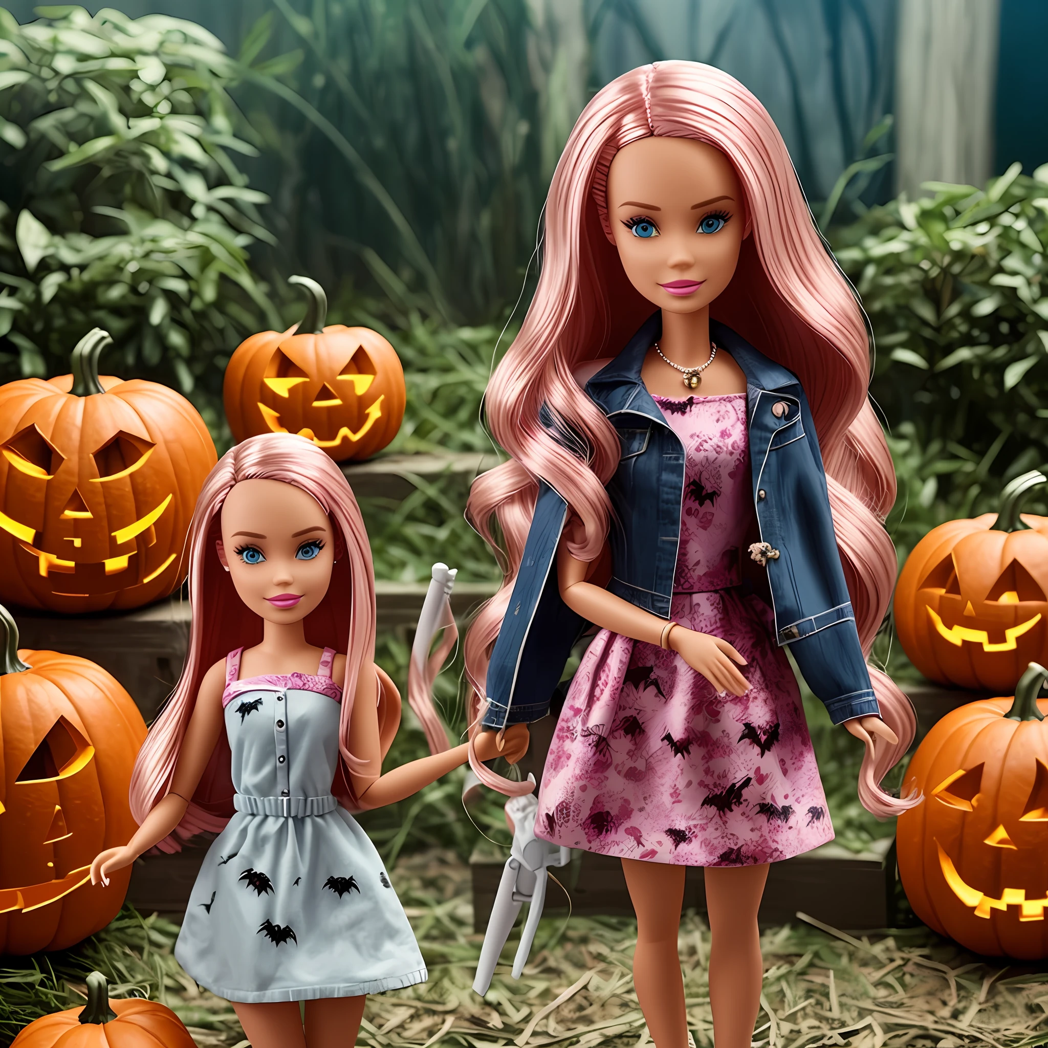Barbie terror. Filme halloween --auto