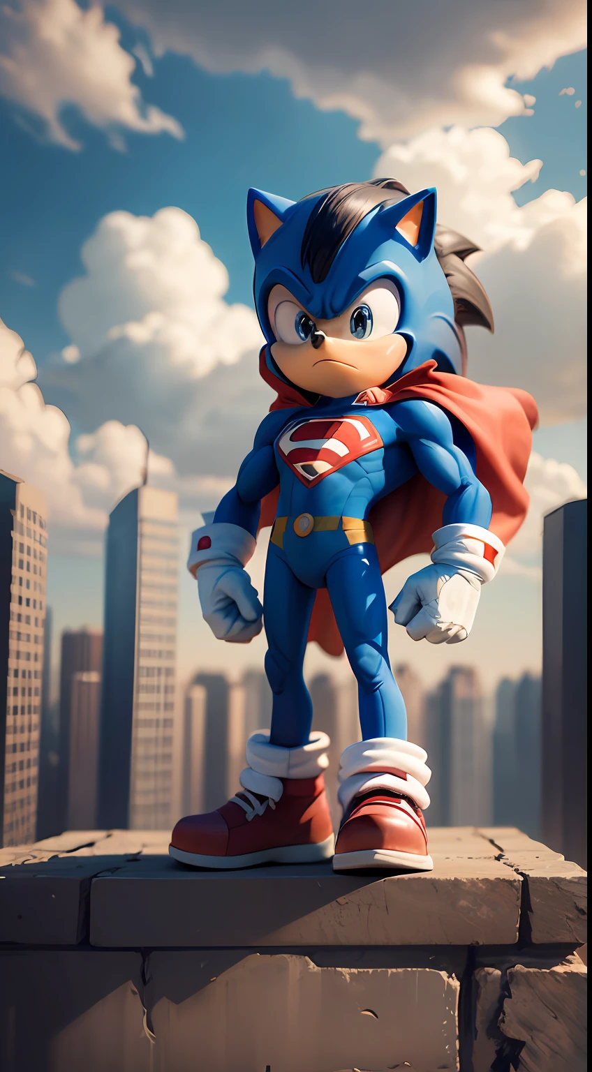 midget superman style sonic