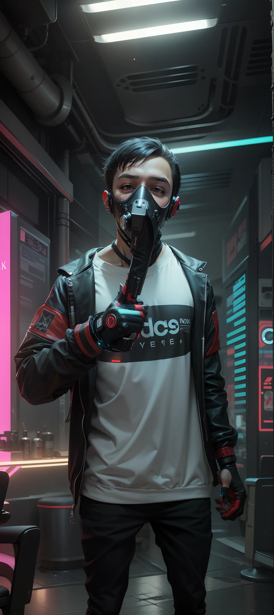 Cyberpunk cyut boy mask 4k ultra