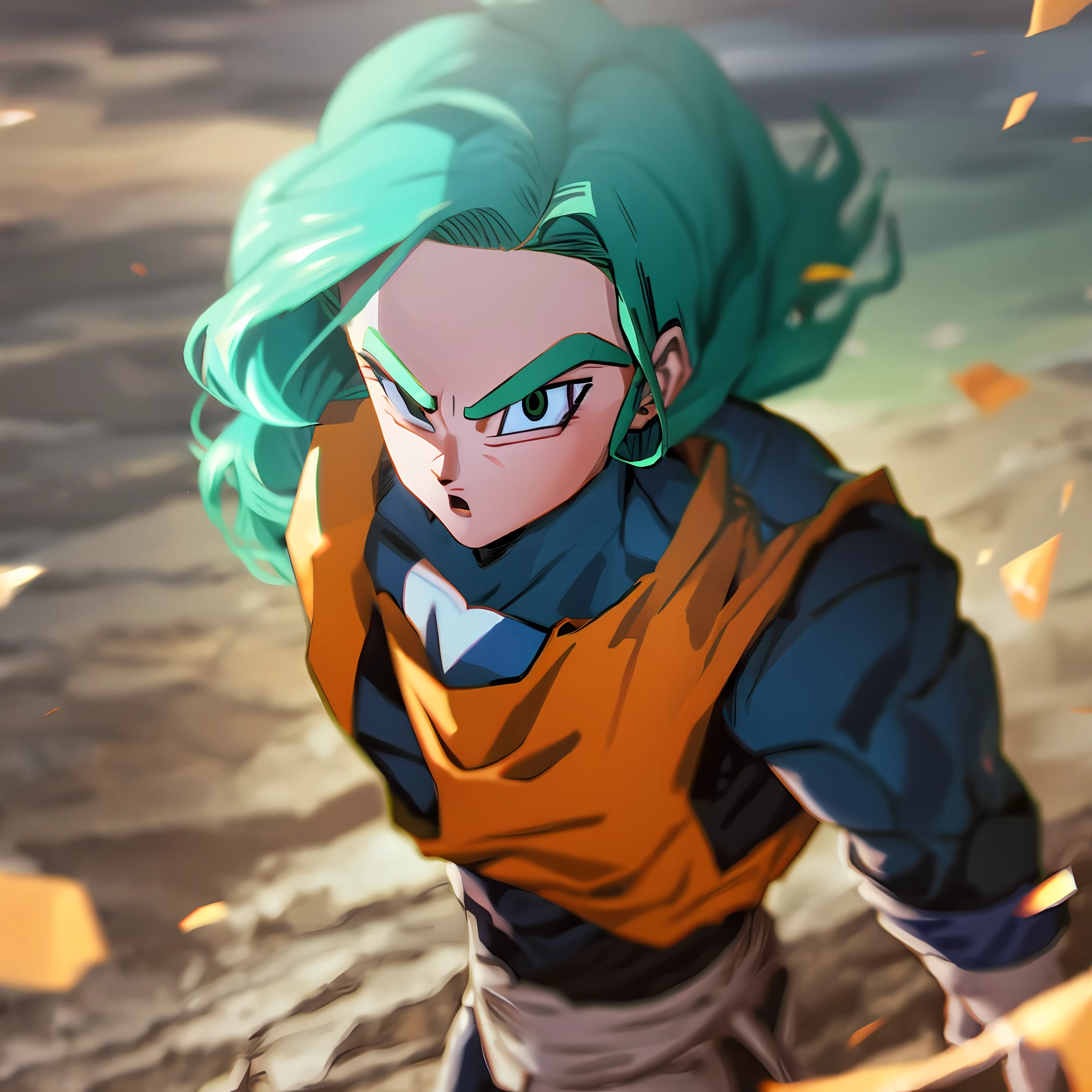 Android 18 dragon ball with medieval armor