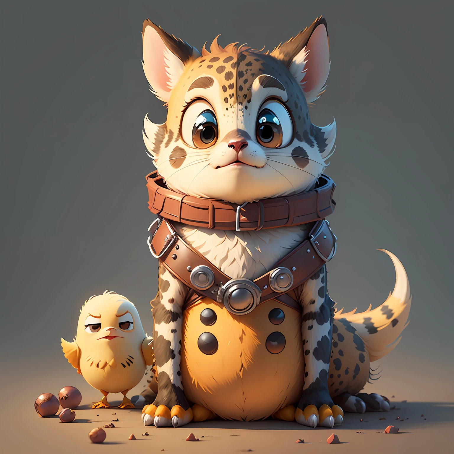 Cute Pixar Style Animal Vector Icons --auto