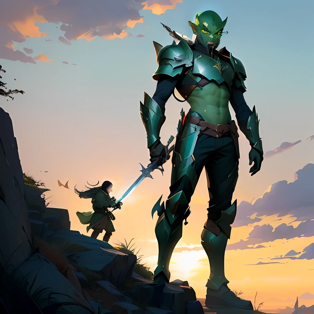 Green face，Pointy ears，Goblins，