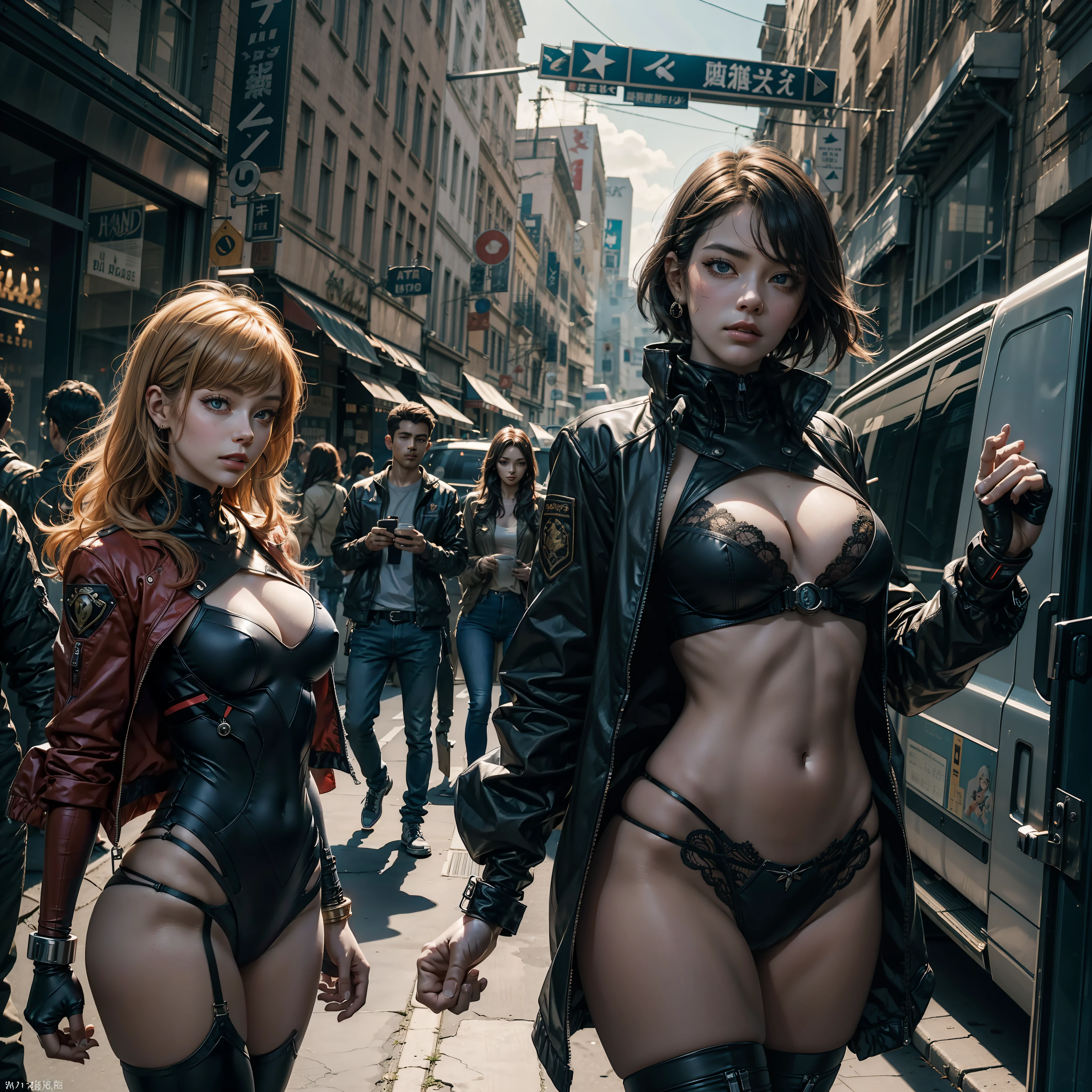 mature female synthetic Armored Suit GSDF cyborgs "full-body prosthesis" augmented-cybernetic strange Urban sundrop chaos Scene transparent "Motoko Kusanagi" contre-jours "Heavy Metal" Devastating Will-o'-the-wisp war cyberpunk battle "luis Royo" jukebox Commander African Goddess dazzling slow-motion walk Cosplay Major decorated "Scarlett Johansson" "Tina Turner" "Batou" Shirow's Pilots jacket cow-boy emblème "Ghost_in_the_shell" écusson key sunLight intricate luminescence volumetric ultra:1.5 pro-Photorealistic:1.5 optimaux:1.5 qualities:1.5 details:1.5 precise:1.5 reflex:1.5 max:1.5 resolution:1.5 perfection:1.5 graduates:1.5 nettetés:1.5 improved:1.5 Octane_rendues:1.5 opengl-shaders:1.5 UHD XT3 16K DSLR HDR UnrealEngine5 ombres profondeurs:1.5 analogiques color-coded:1.5 3DCG cgi vfx sfx fkaa txaa rtx ssao Symmetrical Body Athletic hairstyle bangs:1.3 extatiques Tanned Skin Face sensuel Effects Cheekbones Glushing Embarrassed:1.5 eye-liner saphirs saturate:1.5 beaux:1.5 dark eyes black pupils brown iris lazulis turquoise open mouth teeth obvious smiles Floating Jacket Fixed Eccentric Cape Levitating Shoulders-Off Shirt Lace Clavicles White Papillotes embroidered breasts varied pointed:1.37 satin bikini:1.5 corsait navy thick leathers felt skirts:1.5 matching ample swinging spinels navel:1.3 waist belt-chastity padlock Gold silver agate pubis bristles scarlet pubis-hairy indigo underwear:1.5 Snap garters thighs legs gothic stainless steel boots decorated onyx fleuraison incandescentes CGSCOSITY toys Cristallines Truck Mecha robot magic heart:1.5 hearth rubis invoques:1.5 Tachikoma (EOS R6 135mm 1/1250s f/2.8 ISO400) fullbodye Mécanisés adaptable Canon-ion flash blow glow mannequins dramatic opale Saber straight fully dressed armor heavy chrome metallic flat rune lava bands helmet-antenne Tourmaline glyphes plasma brasses cuivres chef-d&#39 equirectangular background 360 Earth outdoor:1.5 engravings tattoo (par Michelangelo) Bruce Weber girls varied:1.5 nsfw etc.