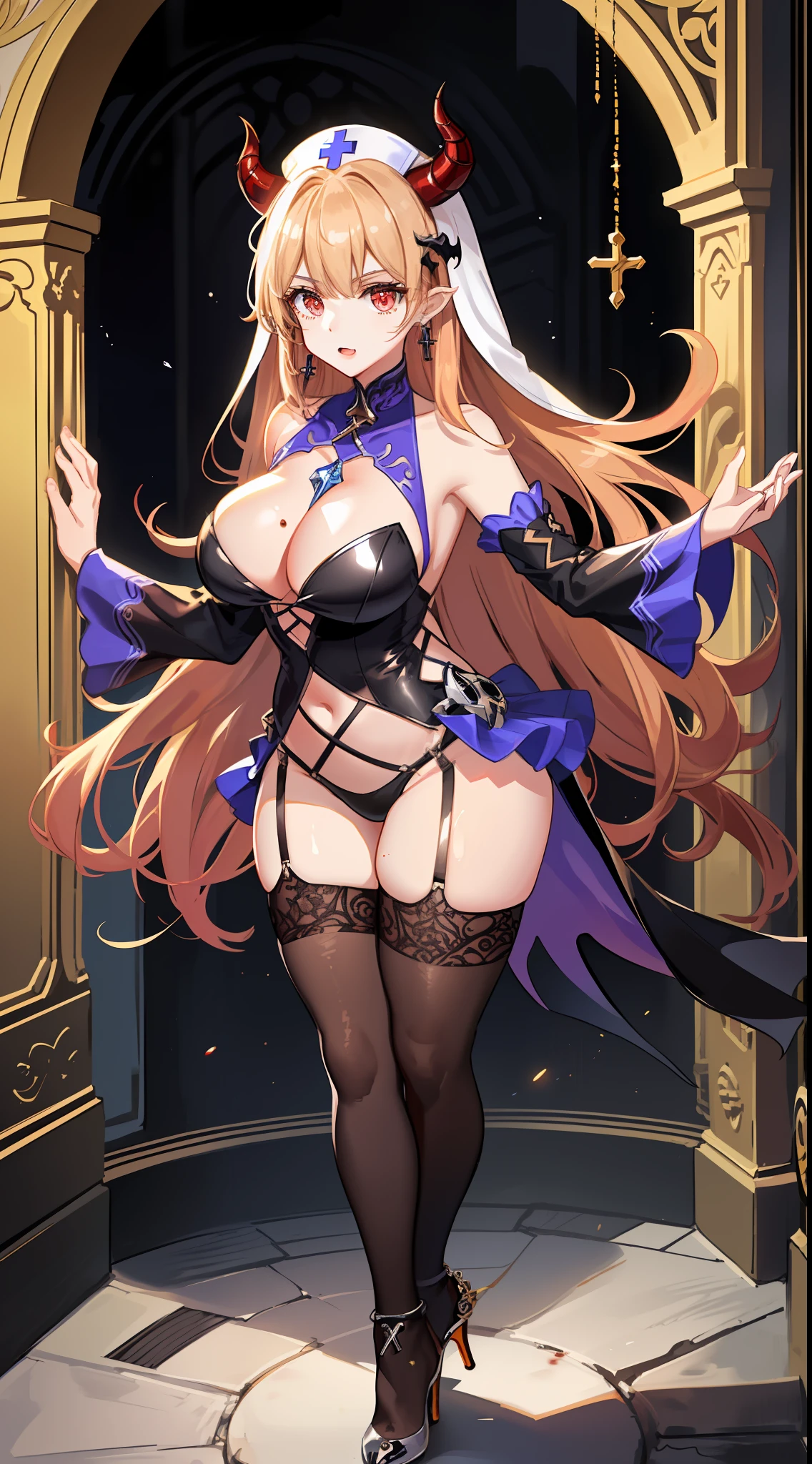 1girll,blond hairbl,a skirt,Beautifully dressed,Raised sexy,stocklings,Venom clothes,drools,Be red in the face,possess,Gorgeous high heels,standing on your feet,devils,Out-of-body experiences,Evil Wand, ellegance, curvy build, middlebreast, Medium-long messy hair, (long whitr hair), Bangs trimmed, Rich expressions, Translucent skirt,standing on your feet,luxury clothes,Stereo light,teardrop,high-heels,standing on your feet,(Mastpeake suffered,venomize,Demon control,mental control,The demon controls the nun,Girls help,SOS,Demon brains,Evil spirits possessed,Evil wand to yourself,laughingly,Devil's Eye,cartoon character, a mature female, , ellegance, curvy build, middlebreast, Medium-long messy hair, (long whitr hair), Bangs trimmed, Rich expressions, Translucent skirt, applique, ,high detail illustration,line-art,Space art,frilld, 电影灯光:1.1, Set, , high heels boots, Lace trim, to contrast, extremely higly detailed, iintricate, (the detail:1.2), Clothing style, Clothing prints, (Spare clothing:1.1), full bodyesbian, (Transparent background:1.2), Floating particles, pop-art, art-deco,Regal,nurses,luxury clothes,blond hairbl,Raised sexy,drools,Sable hair,breast rubbing,Venom skin,Blood,Uncomfortable,high-heels,White liquid,Out-of-body experiences,symbiote,Pretty beauty,long whitr hair,Chest against the wall,Exquisitely,crystal,Black heels,white clothes,Cross leg ring,The garments of the cross,Flowing white liquid,lewd nun,vests,obi strip,Collar,锁链,Demon tail,hair pin,liveroom,jewelry,cross earrings,Devil's anklet,Black gold,Ghost control,Raised sexy,cleanness,Simetall,drools,breast rubbing,blond hairbl,red - eyed,see-through gloves,Demon King,Uncomfortable,Be red in the face,teardrop,high-heels,White liquid,crosses,Pedras preciosas,Pattern,purpleish color,bunnygirl,Beautuful Women,Purple Rabbit,liveroom,Pink high heels,Brown hair,black lence stockings,Venom skin stockings,curlies,lipsticks,drools,The clothes ar,Ribbons,White liquid,teardrop