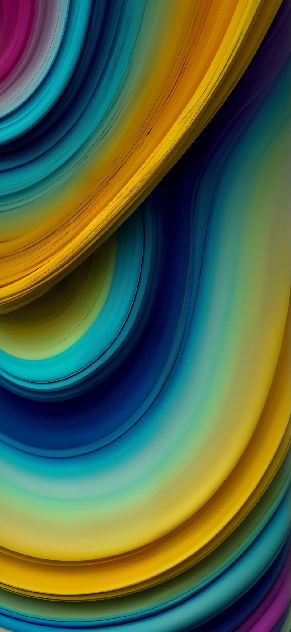 Razed image of a colorful swirl of water on a surface, tinta pastel yellow and blue, Cores abstratas, areia rodopiando, foto colorida de close up, Cores abstratas, 1 0 2 4 cores Resumo, colorful swirly ripples, swirling fluid, 4K colorido, swirly vibrant ripples, fotografia abstrata, cores vivas vibrantes, Arte macro