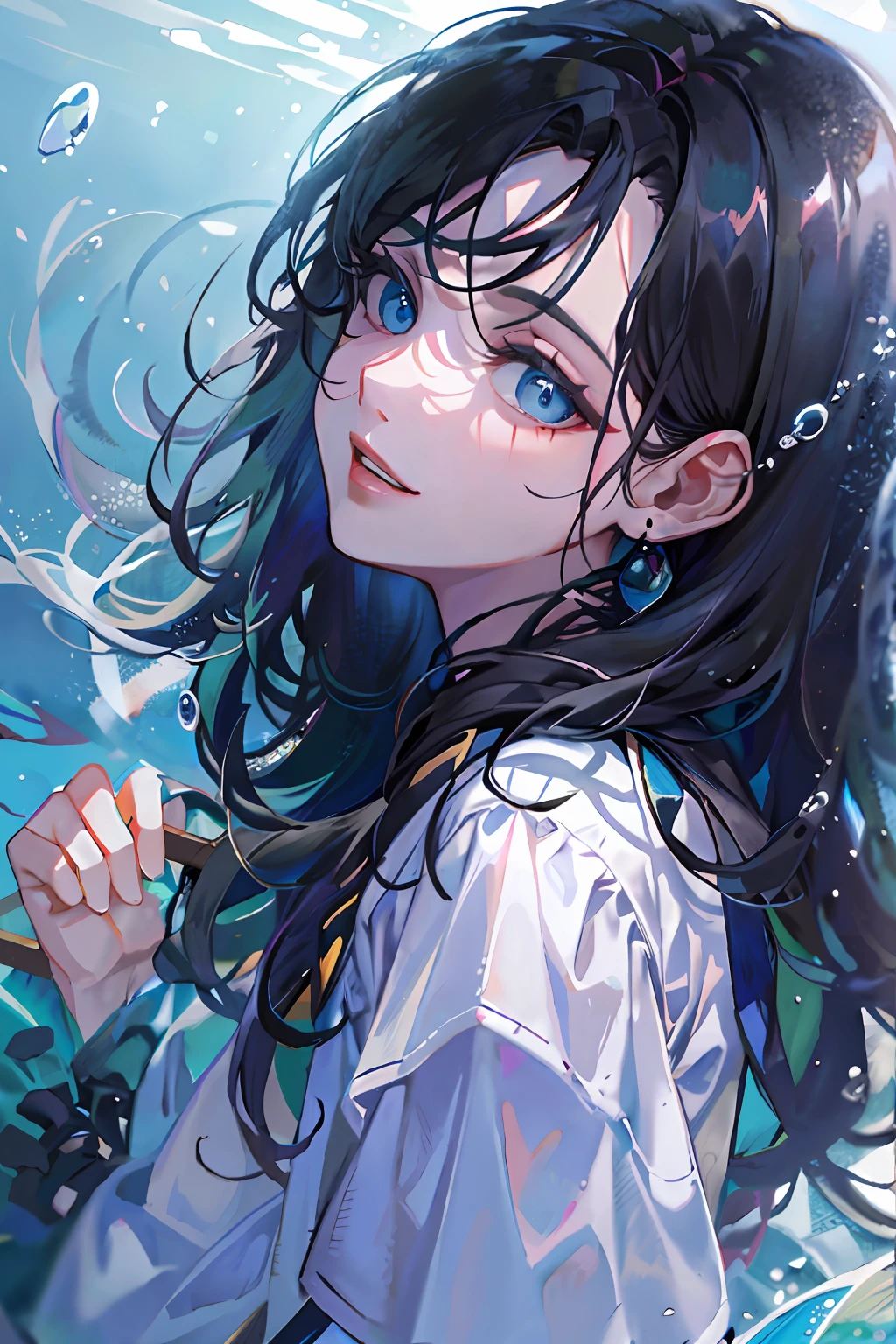 waterface、under the water、Background with