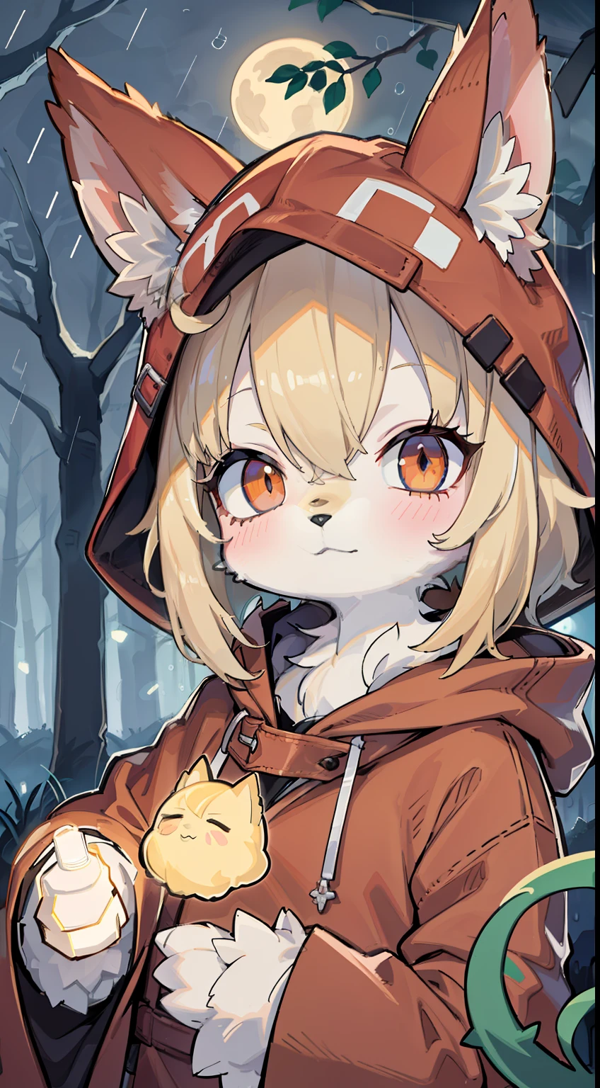 Haiyi - Robot
Wen Sheng diagram
12:30:04
Task ID:48071919370309
Fox Boy,hairy pubic,shaggy,Skin fur,Golden fur,Golden yellow face fur,Short straight blonde hair,Eyes have light,Red eyes,Super cute face,Brown elements on fur,Brown hooded coat,Beautiful lights and shadows,Ambient light,Ultra-fine fur,volumettic light,Night,natural lightting,Fluffy tail,Brown hood up,Night,starrysky,Vast landscape,rainy outside,Rained,Rained,raining mood,wash off in the rain,crossed bangs, Hairline, Shiny hair, lone nape hair, ,Dilated pupils,Sleepy,dark circles,(moon full:1.2),(meteors:0.9),(Starcloud:1.3),Inside the woods,(Warm light source:1.2),(glowworm:1.2),lamp lights, Purple and orange,Complicated details,Volumetriclighting,Realist breakthrough(tmasterpiece:1.2)(best qualtiy),4K,Ultra-delicate,(Dynamic configuration:1.4),Highly detailed and colorful details,(Irridescent color:1.2),(luminouslighting,Atmospheric lighting),dream magical,magic,(独奏:1.2)
