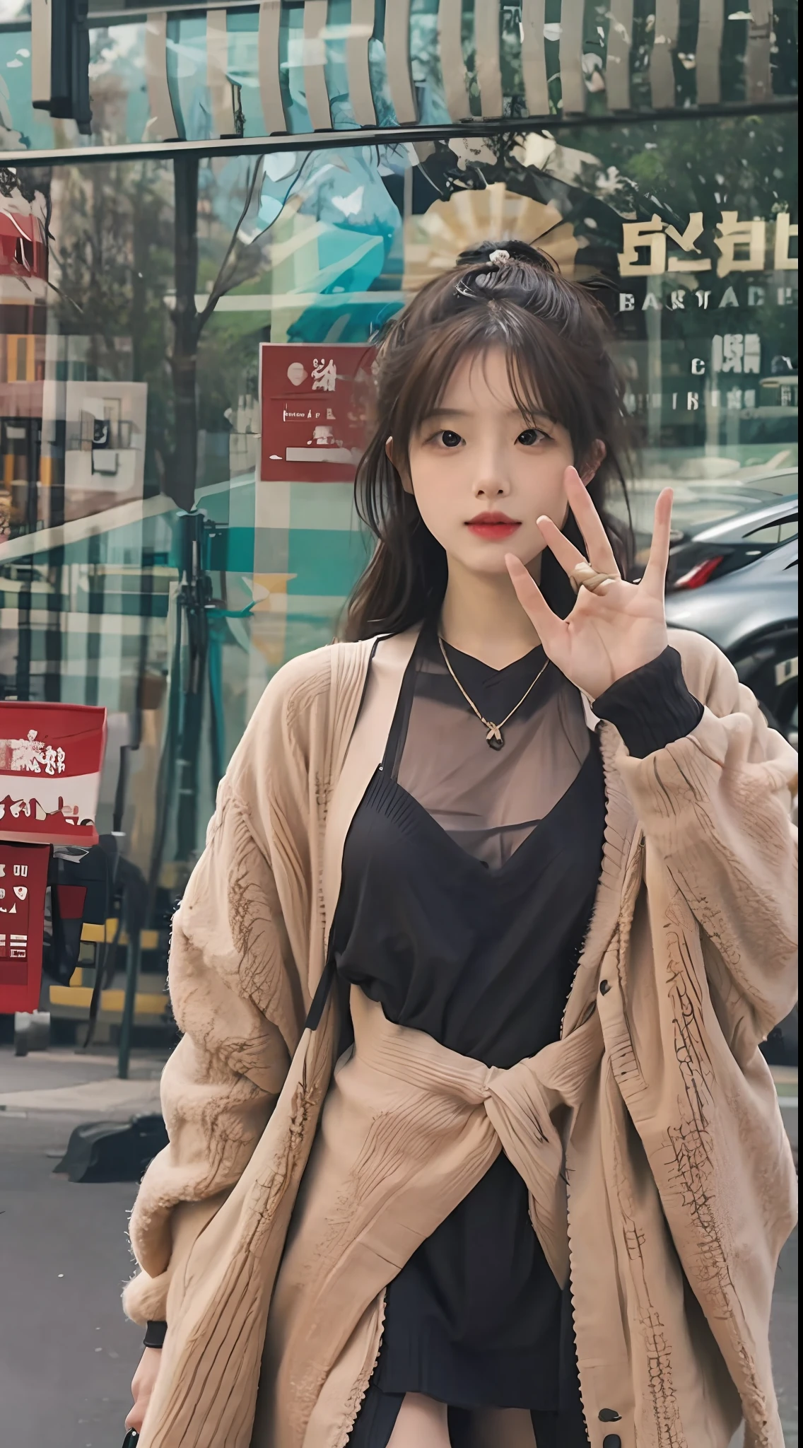 A beautiful female figure is presented in my photo。