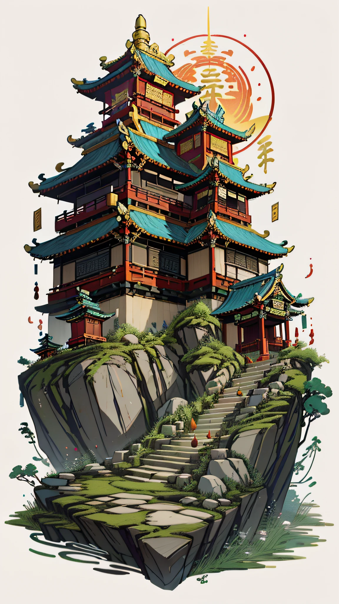An old master，(Tianshi Mansion)，(Fairy wind road bone)，A robe fits well，(Peaceful and peaceful)，(Taoist temple)，Living in harmony，Throwing Service，Slim and family，Nourish people's hearts，Practice enlightenment，(Incense burners are around)，(Kind face)，(vignettes)，(Comb pen)，(Taoist inheritance)，(Yaotai Senkaku)，A peaceful atmosphere，(Buddhist elements)，(Eight Immortal Elements)，(Dragon Tiger Mountain style)，(Architectural uniqueness)，(chinese style)，(Muxian style)，(Fairy wind rhyme)。