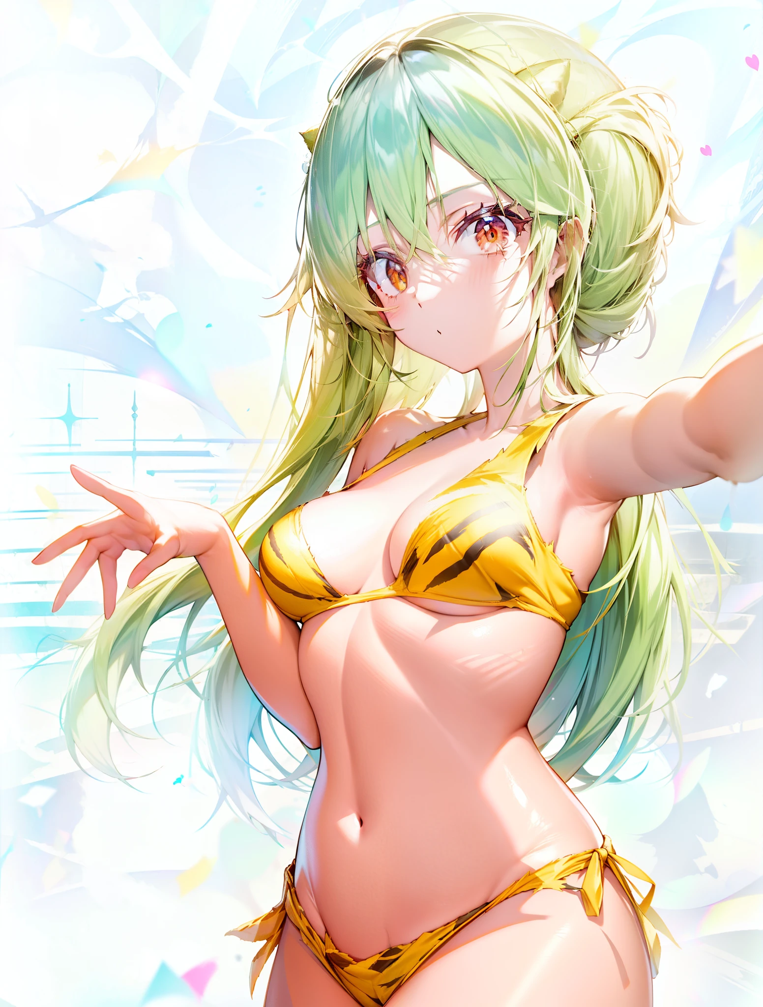 dance、Tiger print bikini