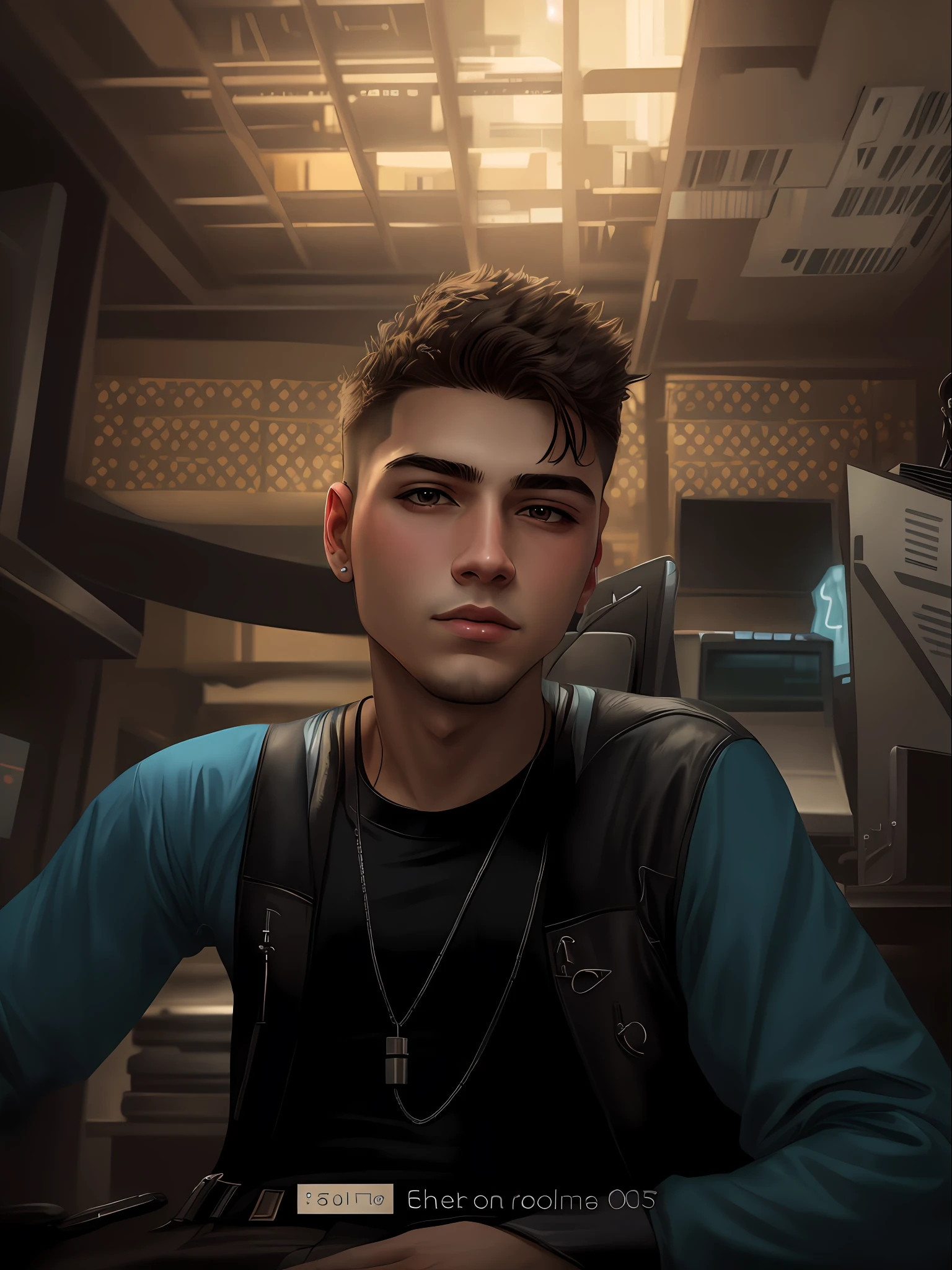 There is a 15 year old boy change background cyberpunk handsome boy, realistic face, ultra realistic,8k