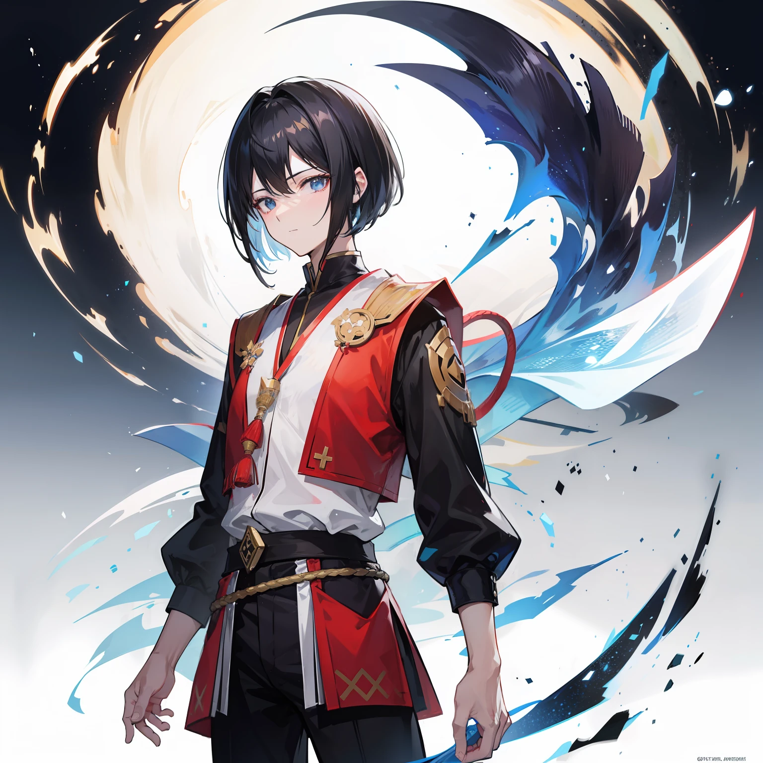 geomancy,Black Haired Man 4k Artwork, short-haired