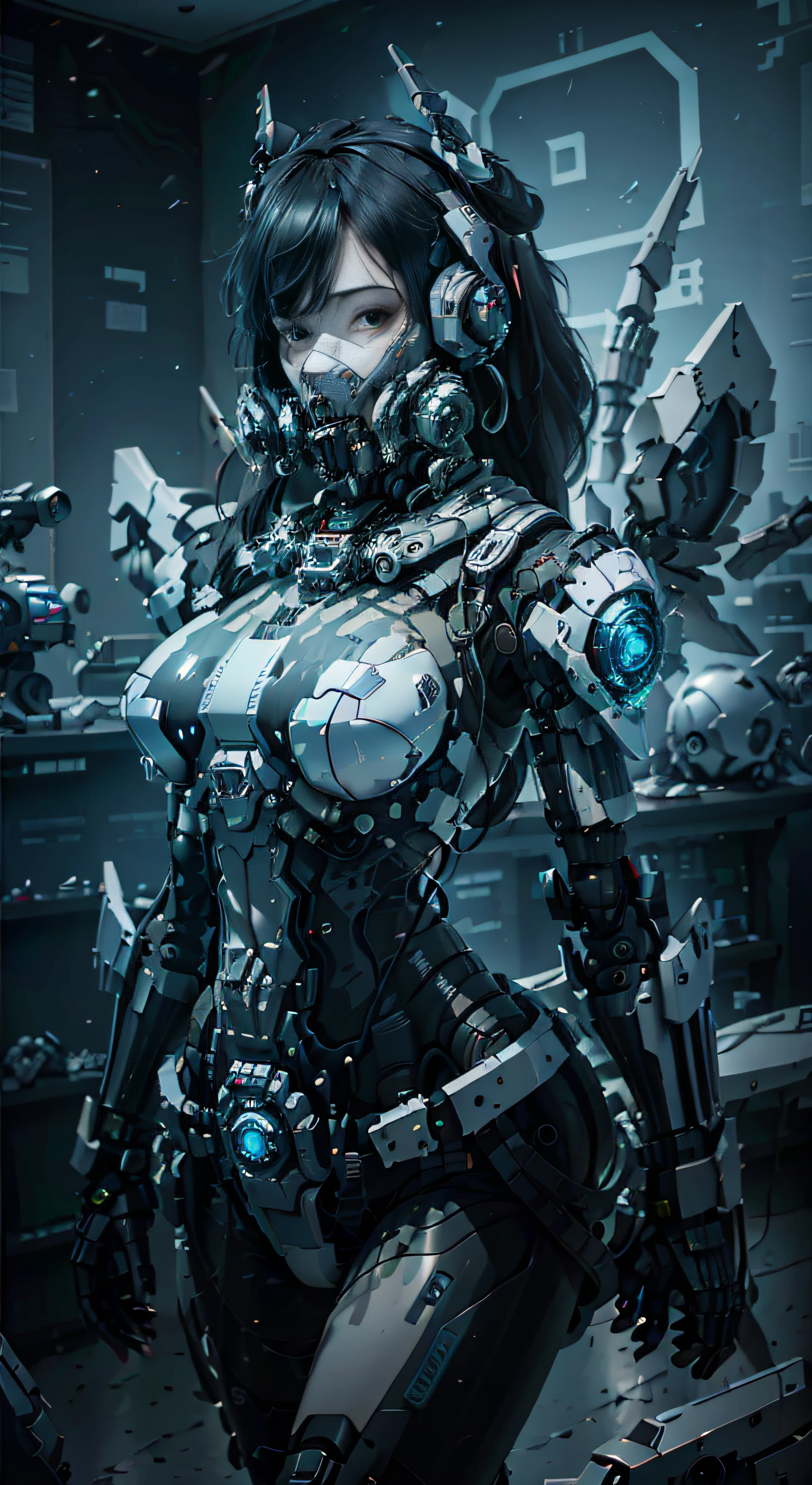 ((Best quality)), ((masterpiece)), (detailed:1.4), 3D, an image of a beautiful cyberpunk female,HDR (High Dynamic Range),Ray Tracing,NVIDIA RTX,Super-Resolution,Unreal 5,Subsurface scattering,PBR Texturing,Post-processing,Anisotropic Filtering,Depth-of-field,Maximum clarity and sharpness,Multi-layered textures,Albedo and Specular maps,Surface shading,Accurate simulation of light-material interaction,Perfect proportions,Octane Render,Two-tone lighting,Wide aperture,Low ISO,White balance,Rule of thirds,8K RAW,