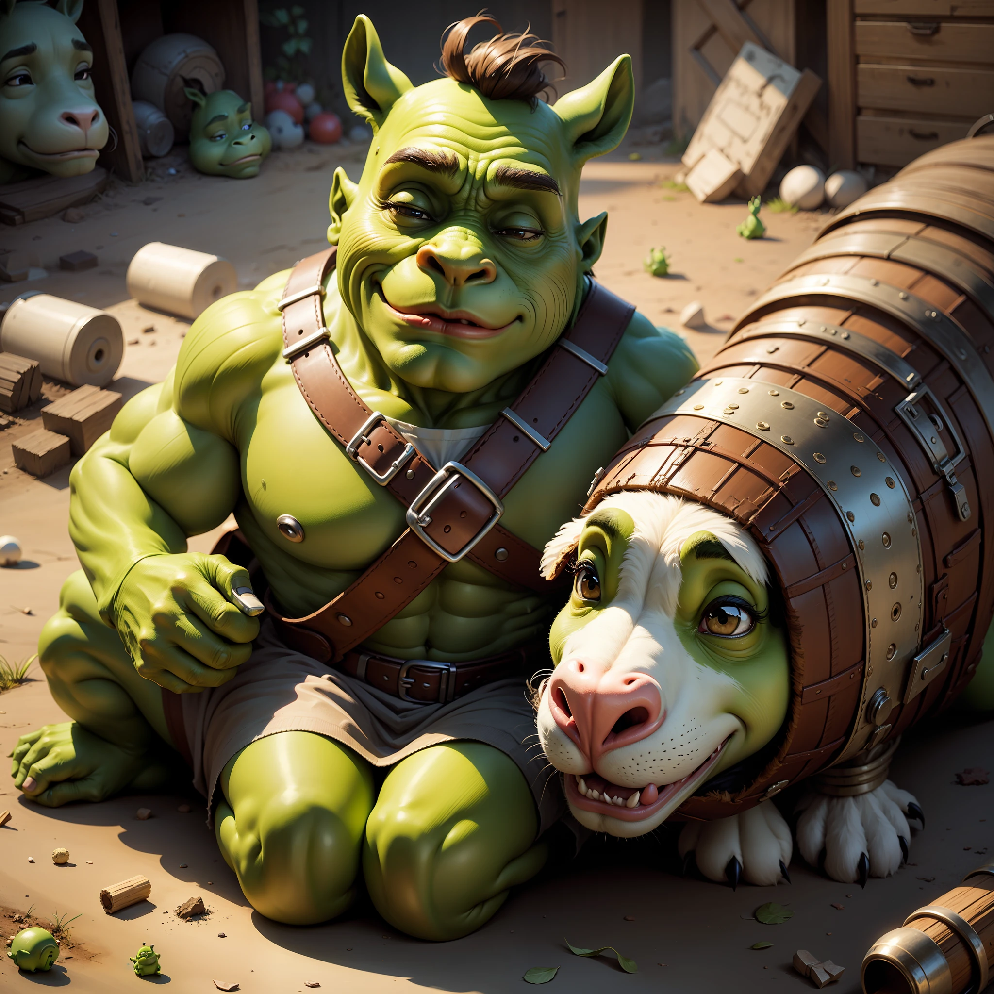 Shrek e burro bombado --auto
