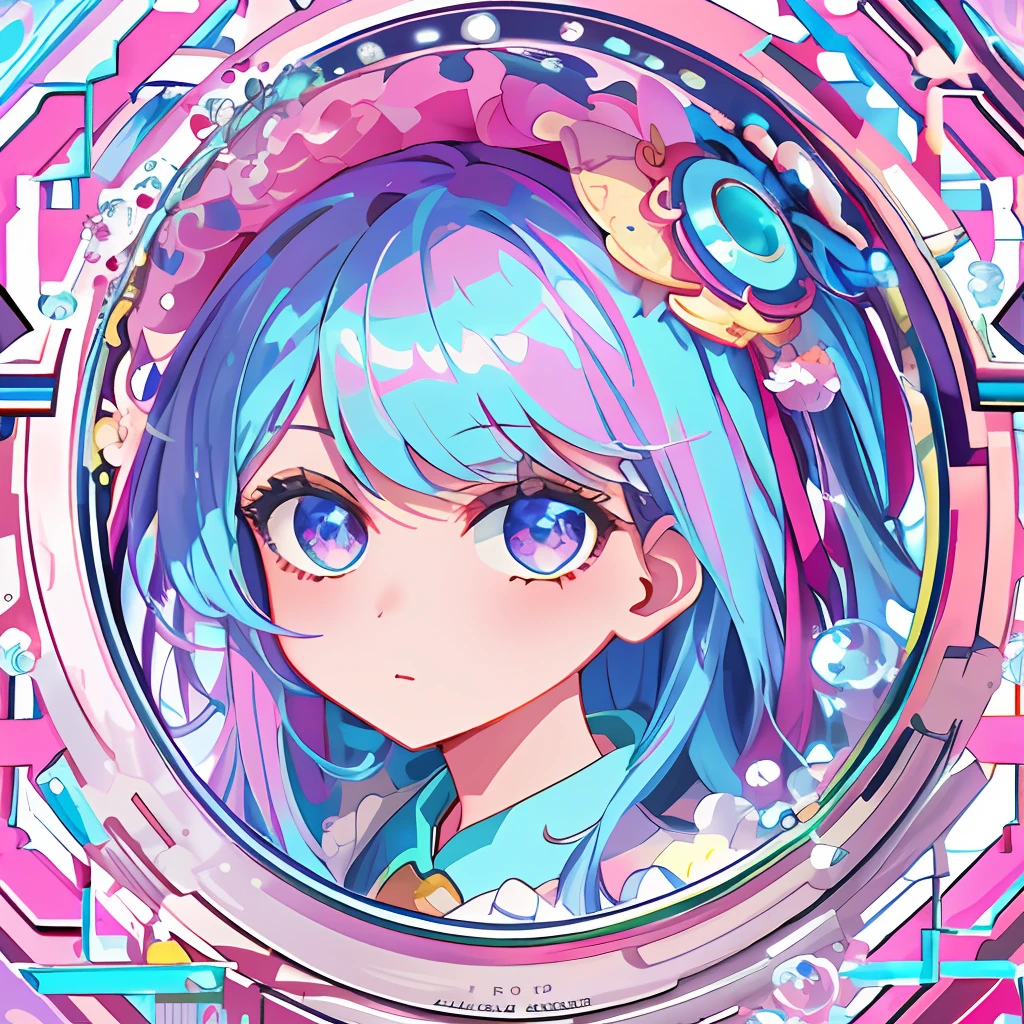 (Masterpiece, Top quality, Best quality, offcial art, Beauty and aesthetics: 1.2), (1girll), 3D cartoon IP, C4D,oc rendered, Bubble Matt, Extremely detailed, (Fractal art: 1.3), Colorful, Highest detail.