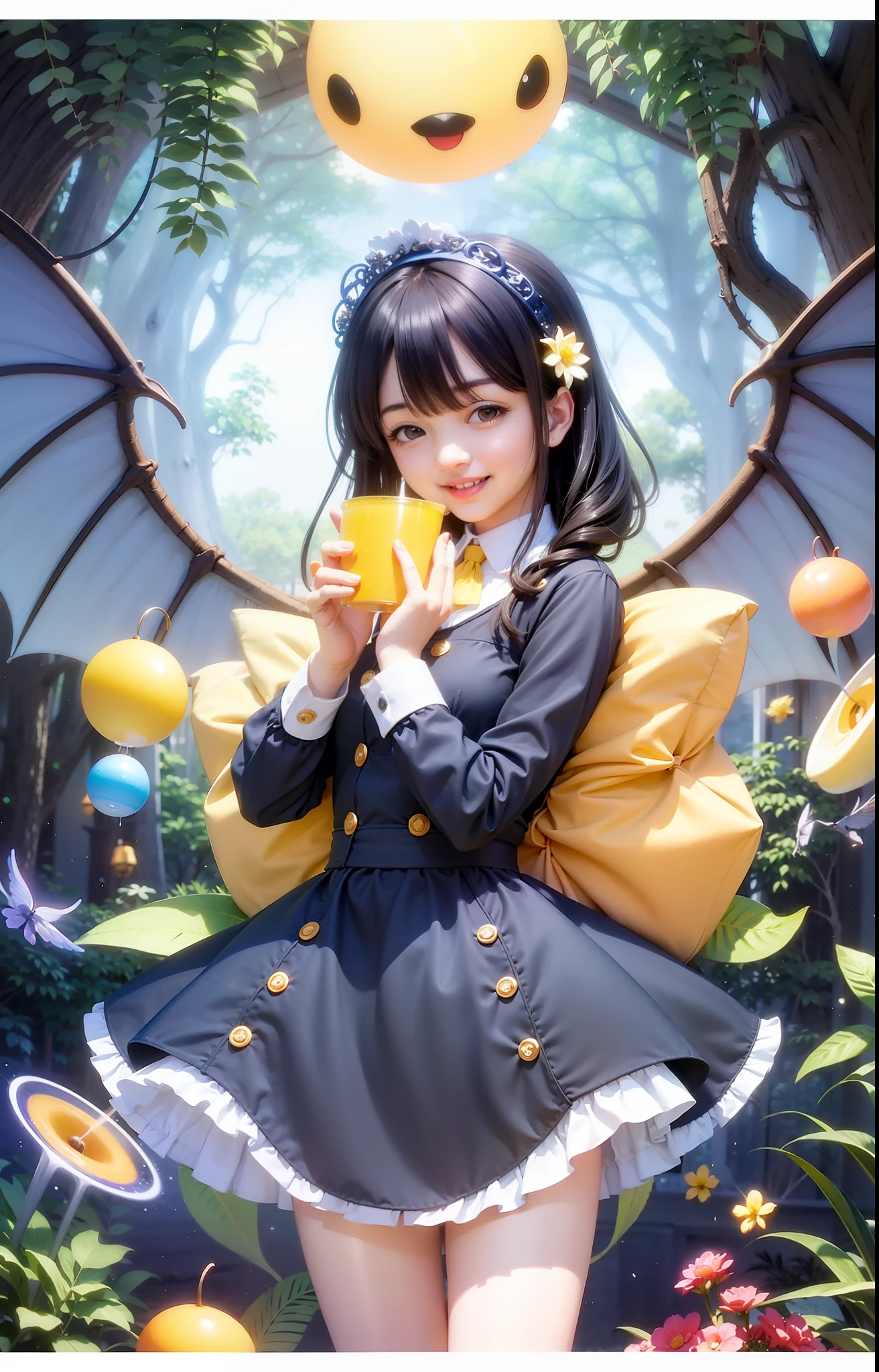 Nagisa's Beautiful Girl、kawaii、hyper realstic、a smile、😝、😛