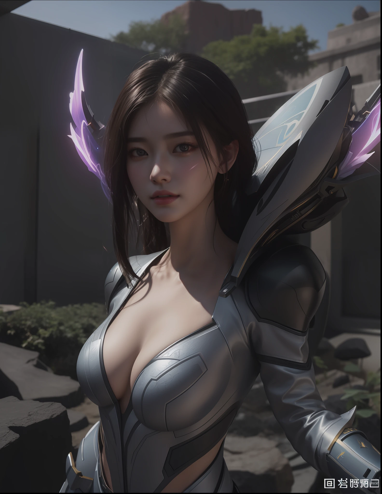 Woman in alien suit, Art germ ; 3d unreal engine, 8K Artgerm bokeh, WLOP et Artgerm, trending on cgstation, unreal engine rendered + A goddess, 3 d anime realistic, League of Legends Kasha, 2. 5 D CGI anime fantasy artwork, Fanart Meilleure ArtStation,vogue photography、Portrait Photogram、Dunhuang Flying Sky、HD 8K DSLR、tmasterpiece、best qualityer、meticuloso、hoang lap、8K resolution - AR9:16 --niji 5