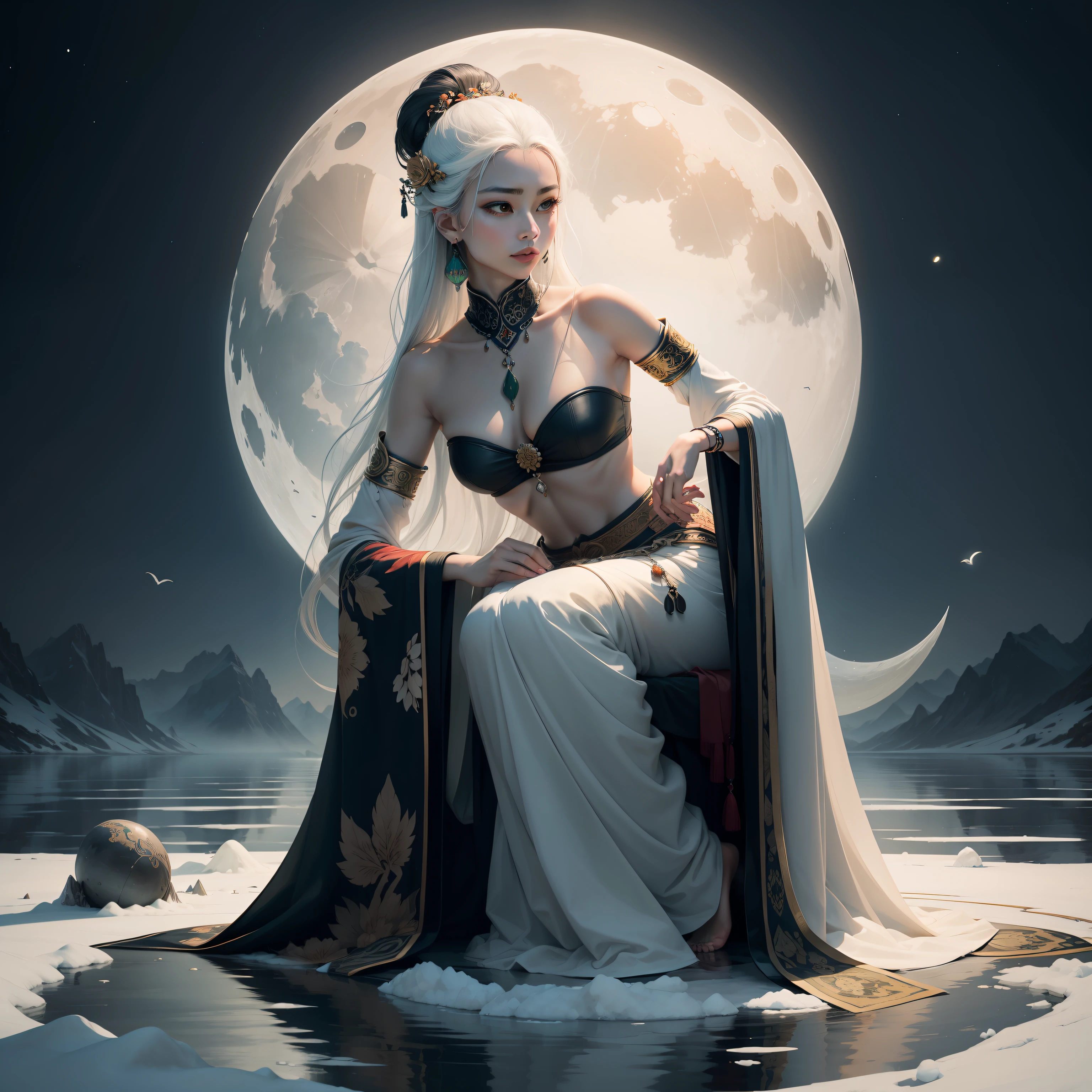 The so-called beauty,Take the appearance of flowers,Birds as sounds,With the moon as the god,In the form of willows,With jade as a bone,Skin on snow and ice,Take the autumn water as a pose,Poetry at heart --auto