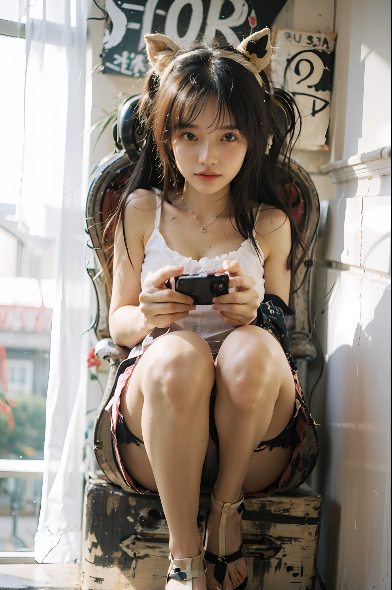 20yo woman,shades,pastel colour,hight contrast,Natural skin texture,ultra-realistic realism,the soft light