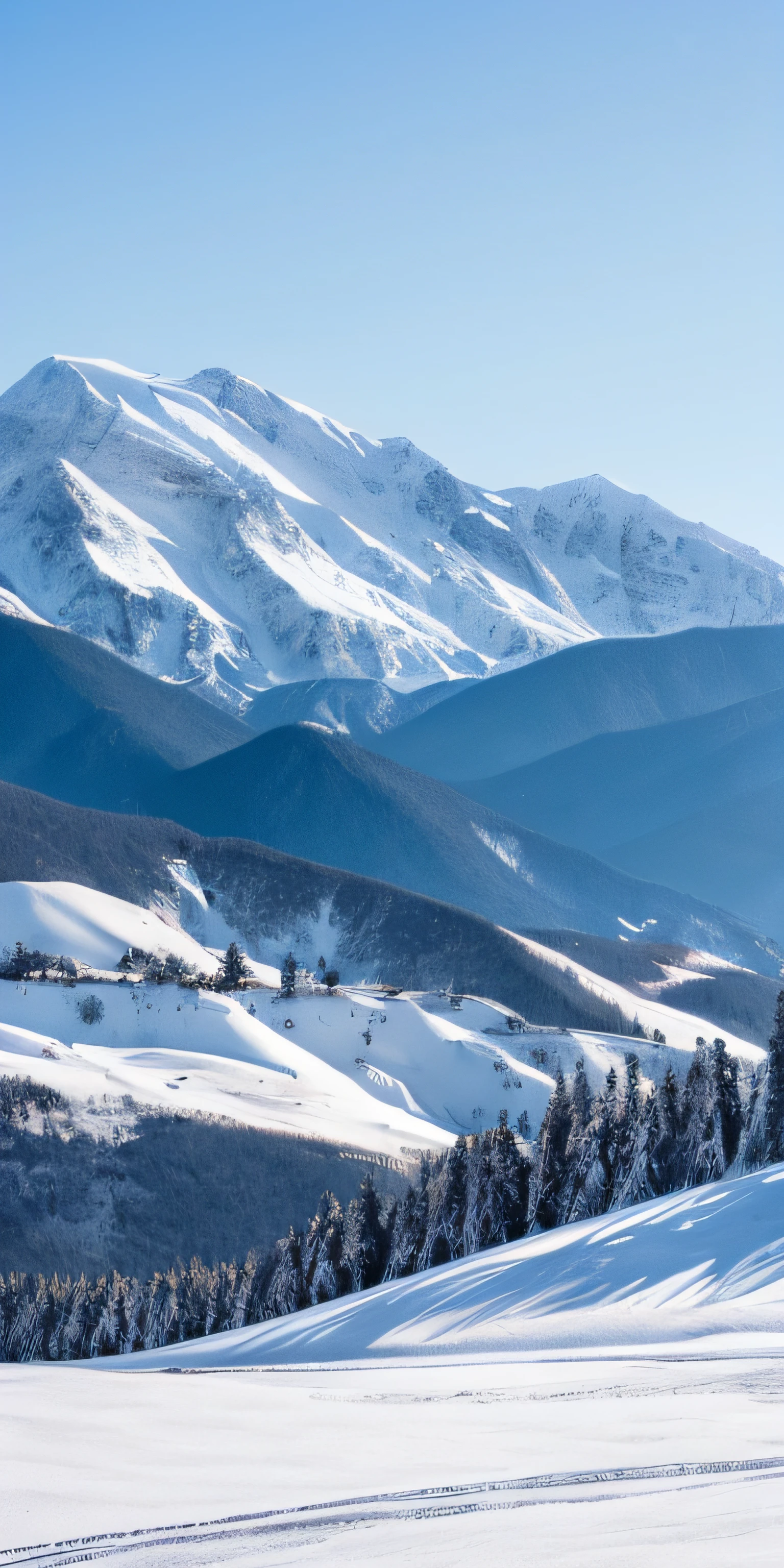tmasterpiece,Best quality at best,high qulity,非常详细的 CG 统一 8k 壁纸,snow capped mountains,Snowy rocks and blue sky, Snowy mountain background, rocky foreground, mountain snow, mountain range in background, snow mountains, Snowy mountains, snowy mountain landscape, mountains on the background, icy mountains in the background, snow capped mountains, in the snow mountains, with a snowy mountain and ice, tilt shift background, mountain range in background, mountain range in background