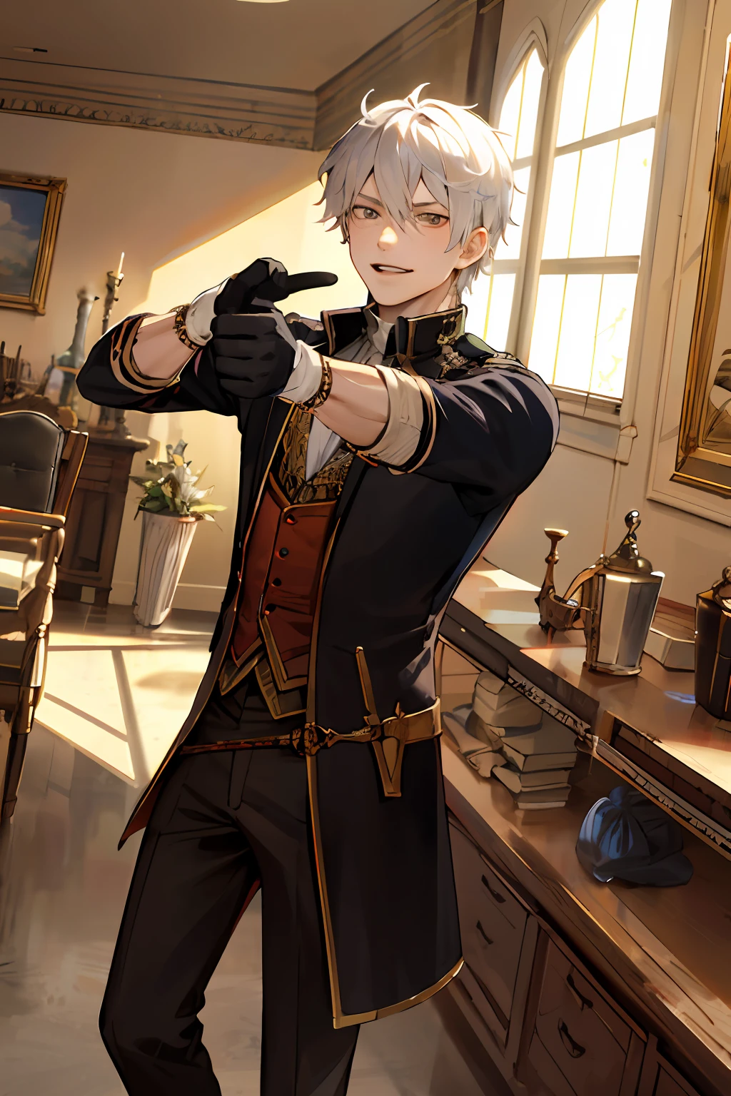 Grindelwald young waved his wand